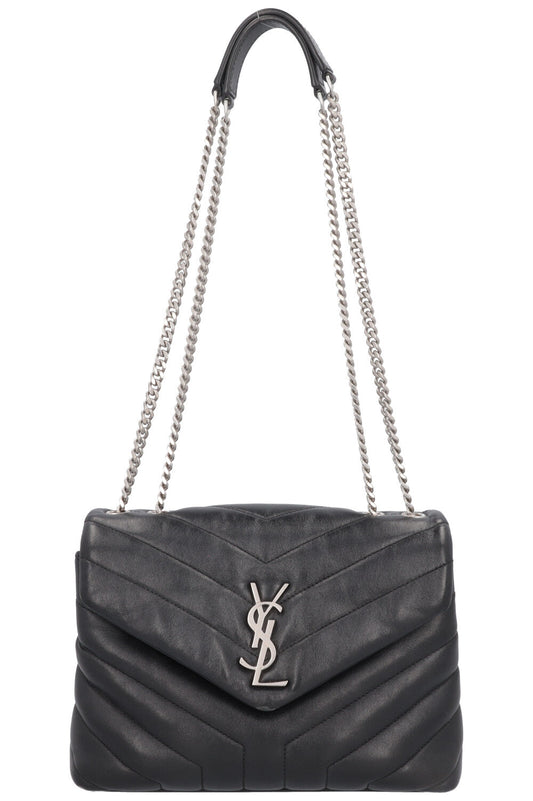 SAINT LAURENT Small Loulou Bag Black