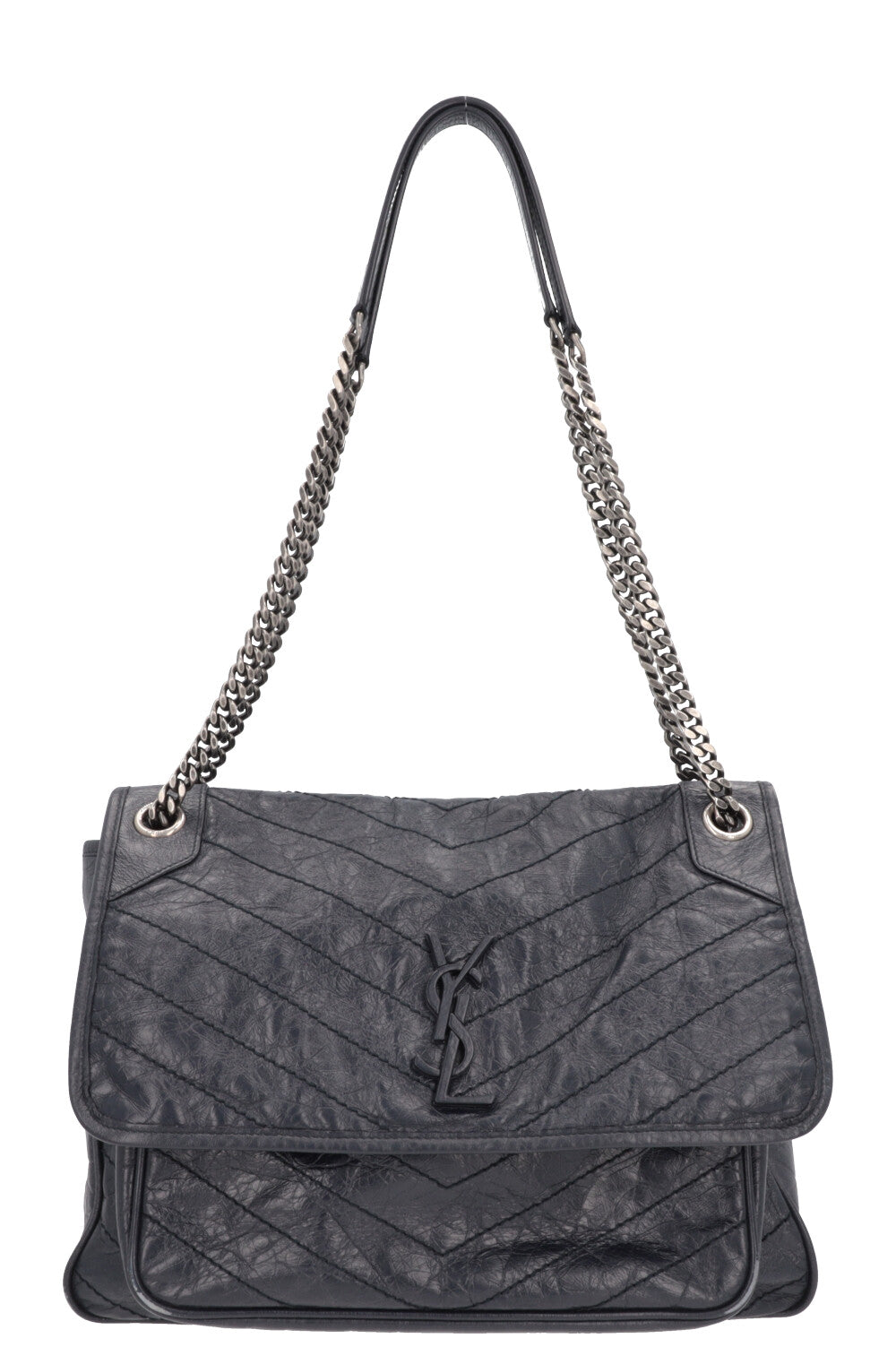 SAINT LAURENT Large Niki Shoulder Bag Blue