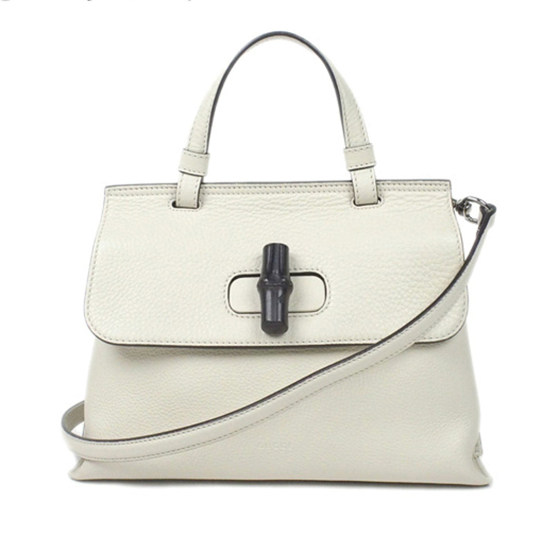 Gucci Twist Leather Top Handle Shoulder Bag