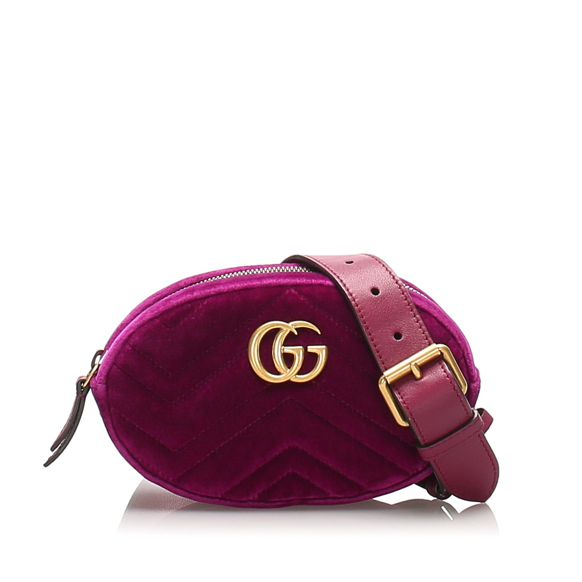 Gucci Leather Canvas Shoulder Bag