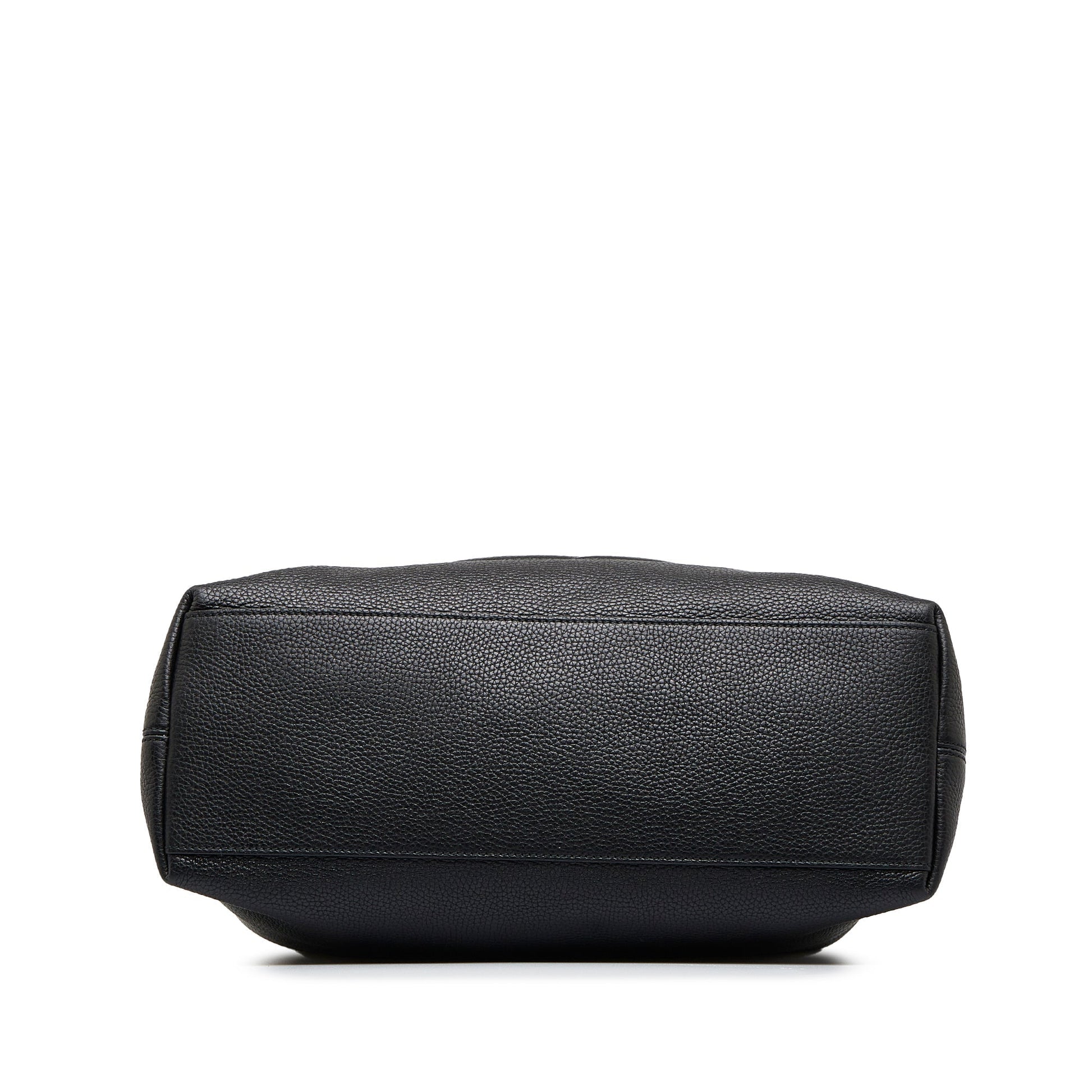 Gucci Soho Black Leather Chain Tote