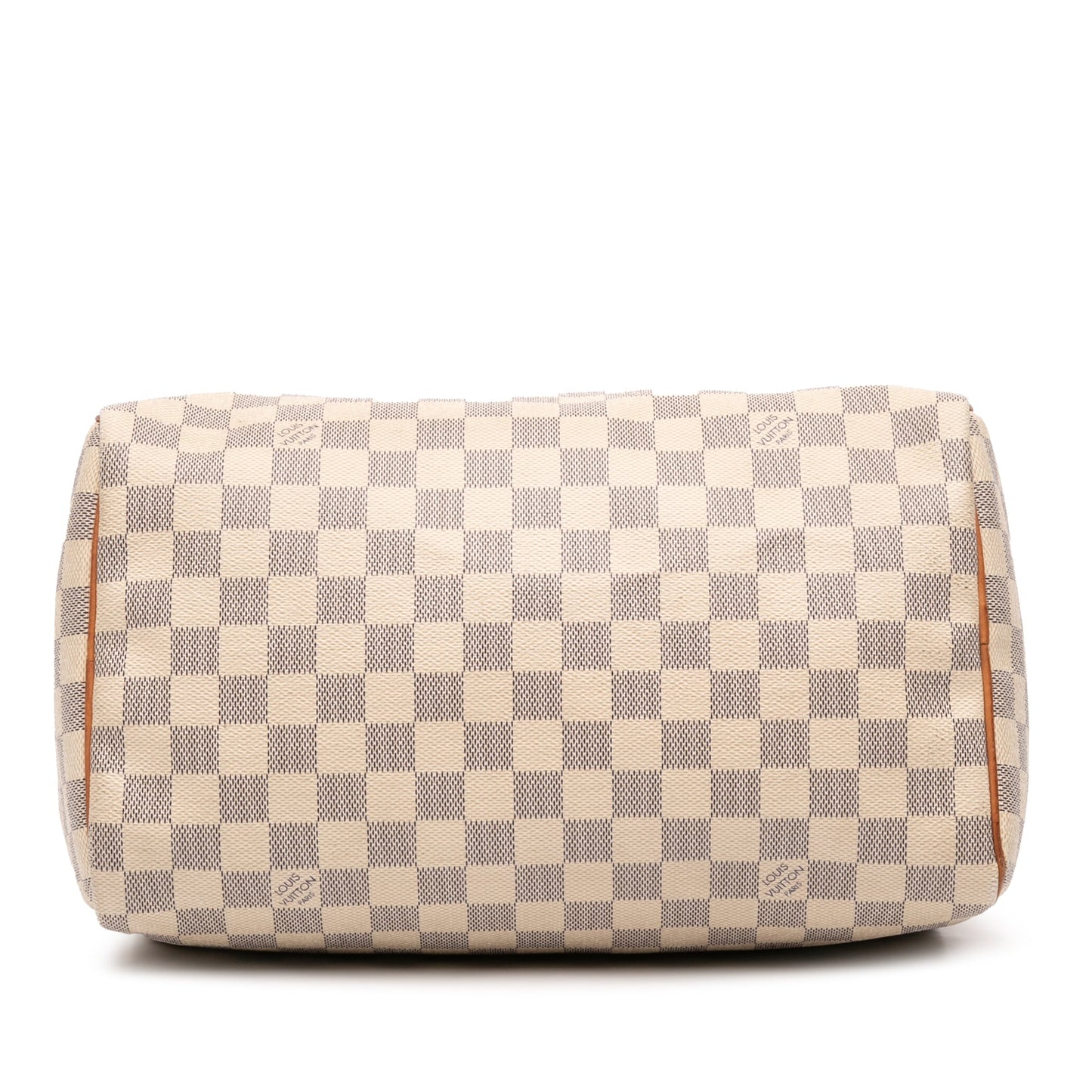 White Louis Vuitton Damier Azur Speedy 30 Boston Bag
