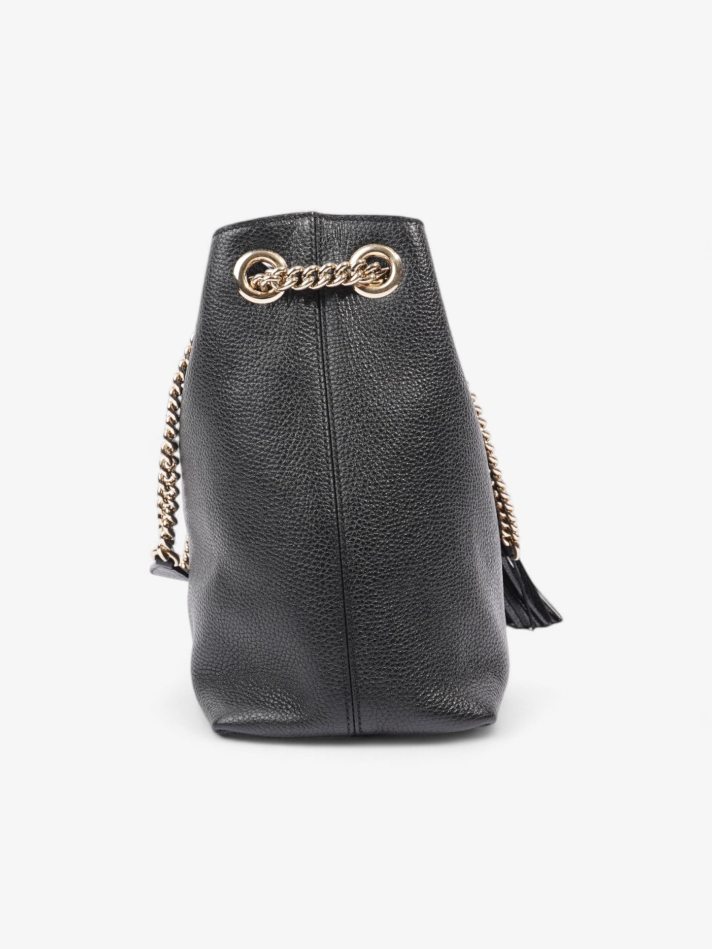 Gucci Soho Chain Tote Black Leather Medium