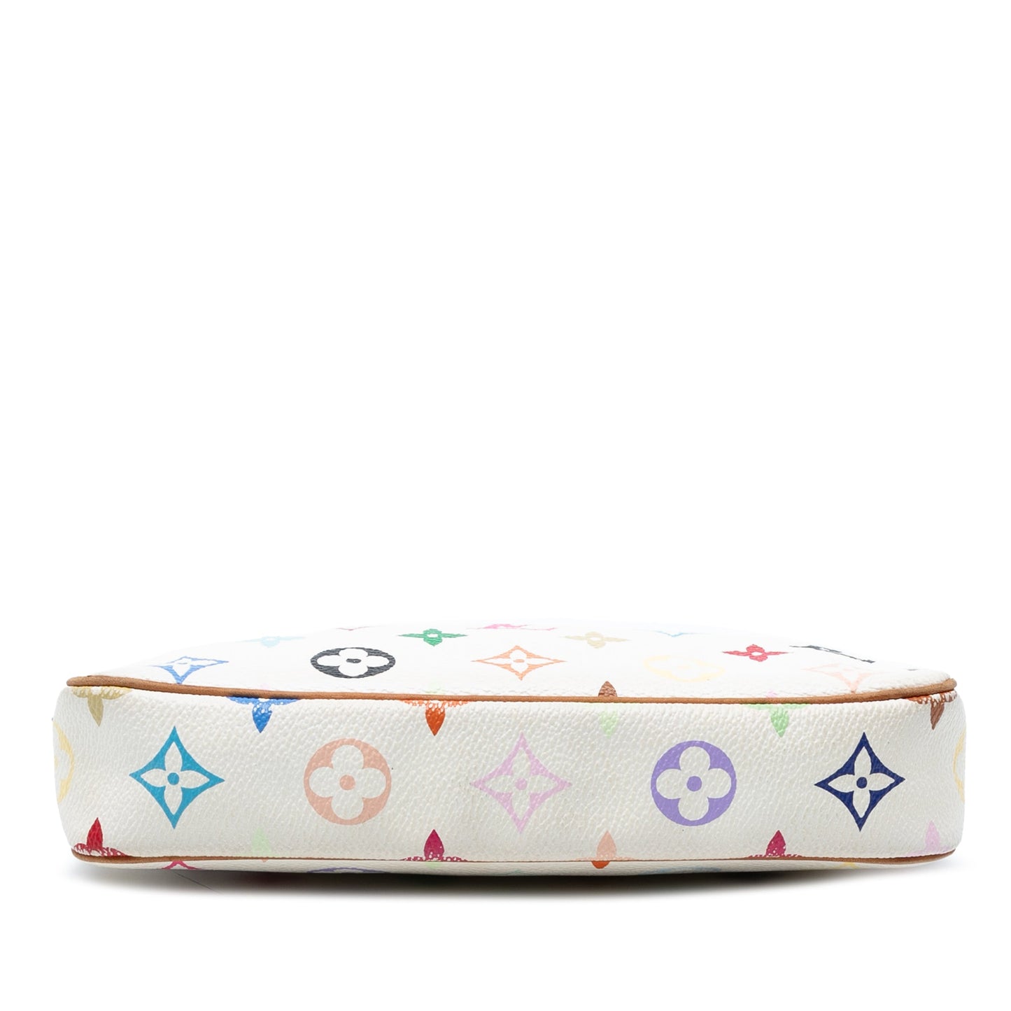 White Louis Vuitton Monogram Multicolore Pochette Accessoires Shoulder Bag