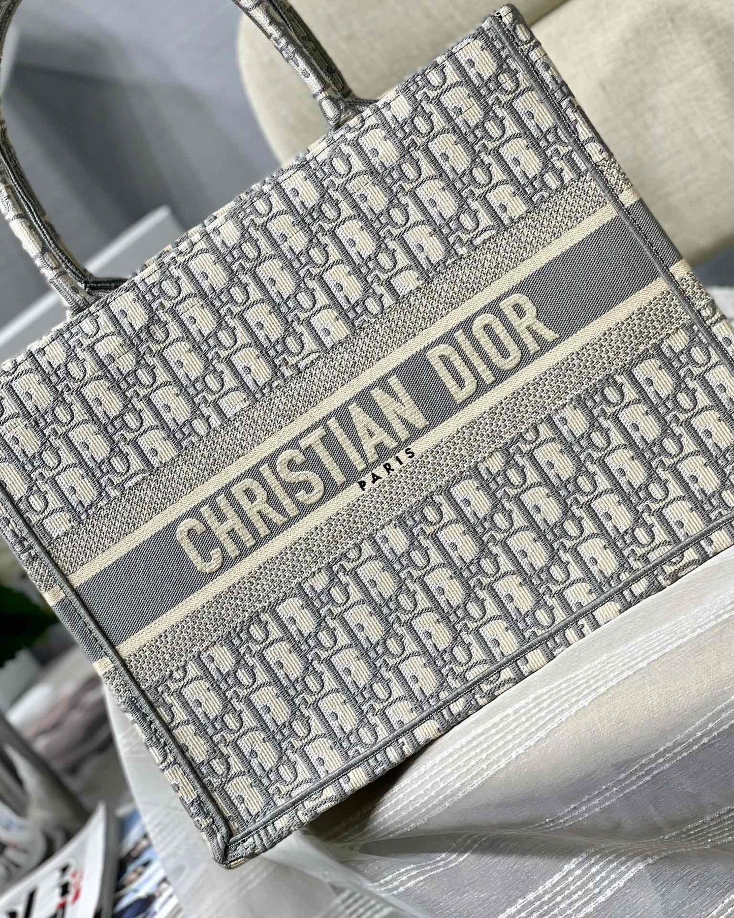 Dior Book Tote Leather Tote