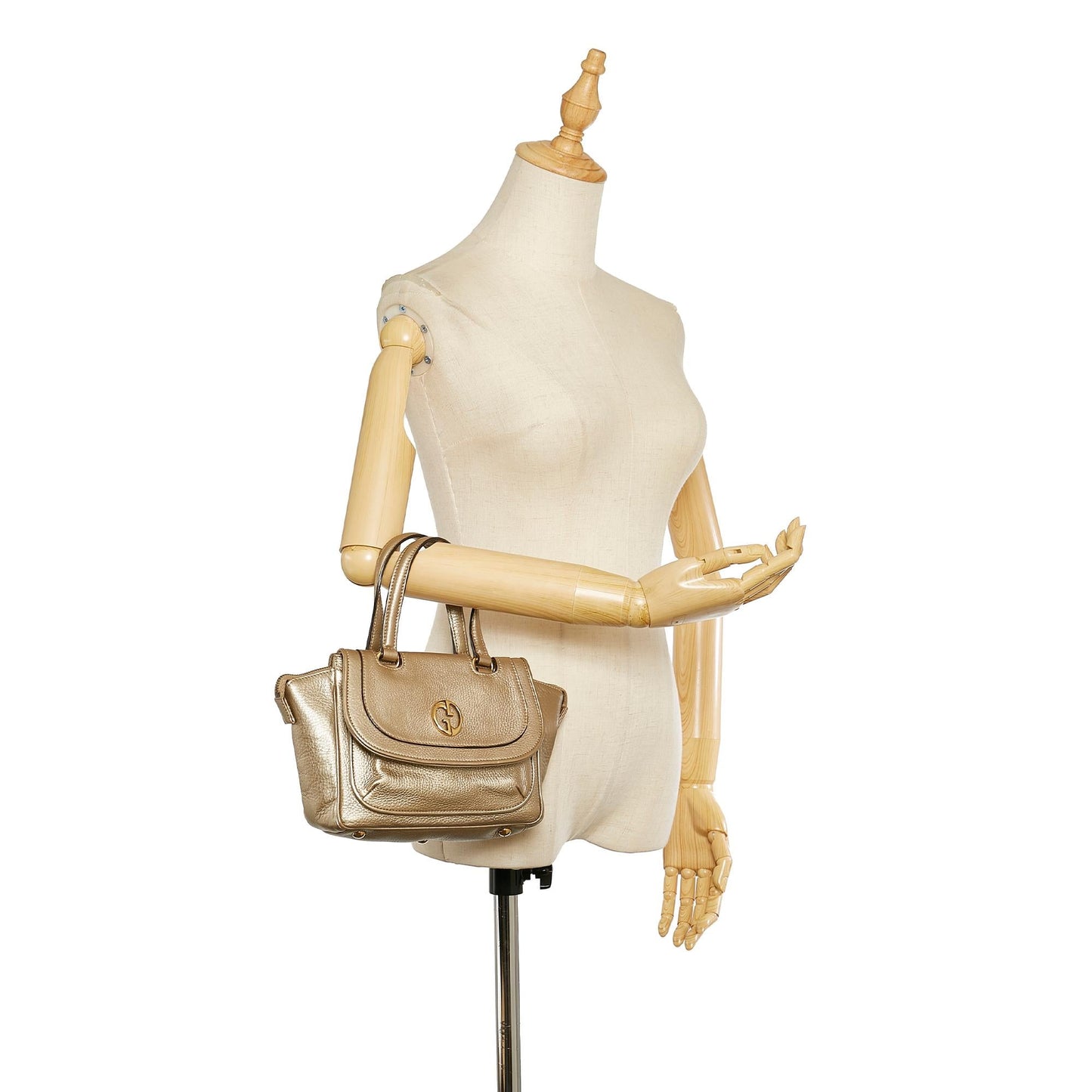 Gucci 1973 Leather Handbag (SHG-24397)