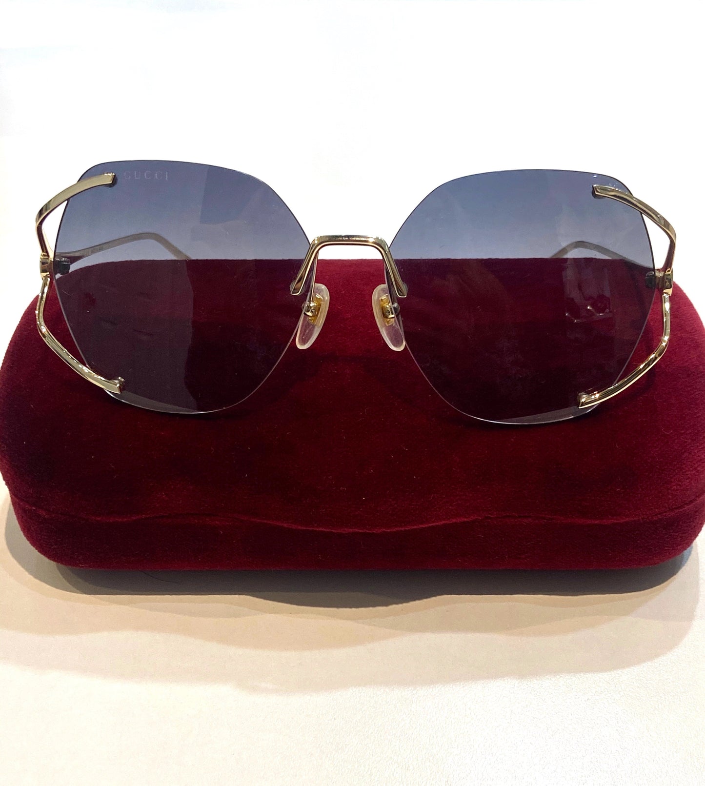 GUCCI GRADIENT 59MM SQUARE SUNGLASSES