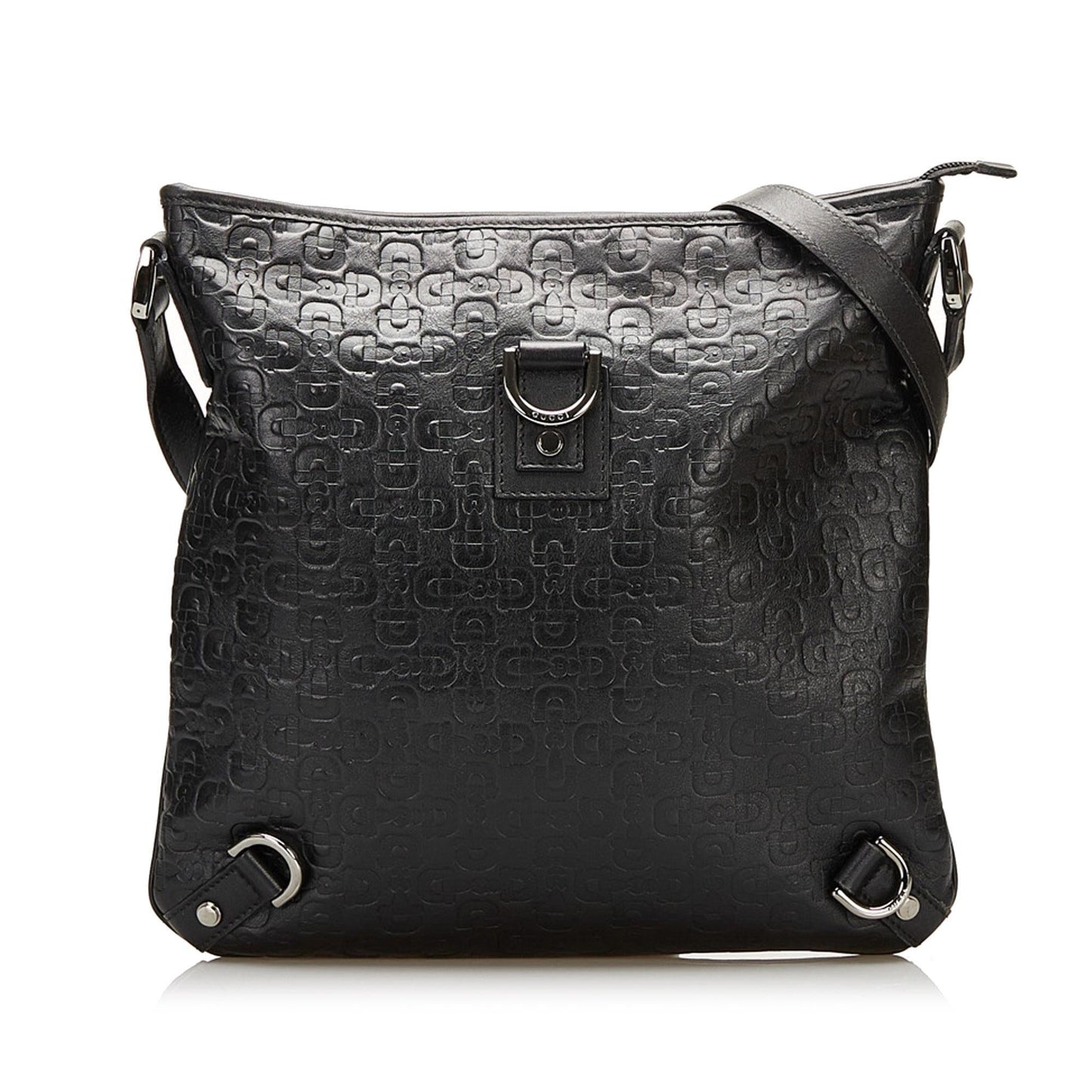 Gucci Abbey D-Ring Embossed Horsebit Crossbody (SHG-35354)
