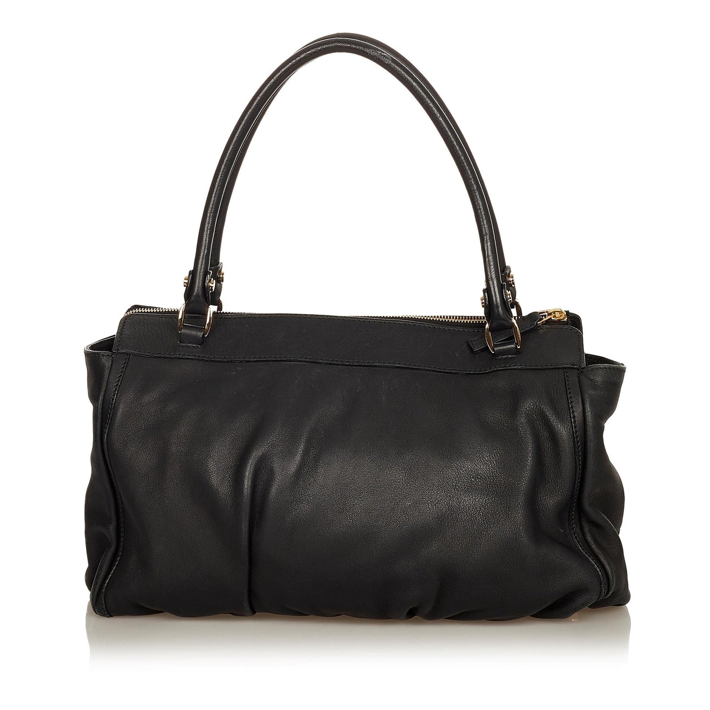 Gucci Abbey D-ring Leather Shoulder Bag (SHG-31845)