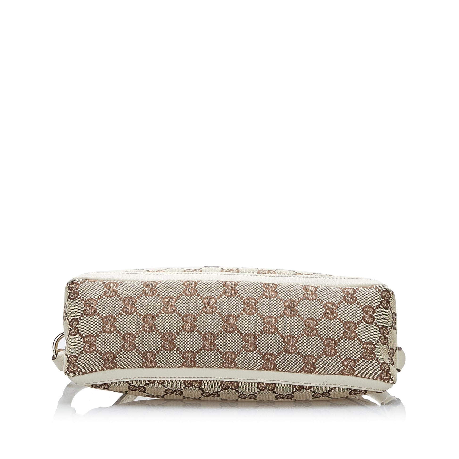 Gucci Abbey GG Canvas Baguette (SHG-37192)