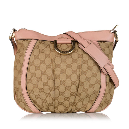 Gucci Abbey GG Canvas Crossbody (SHG-35126)