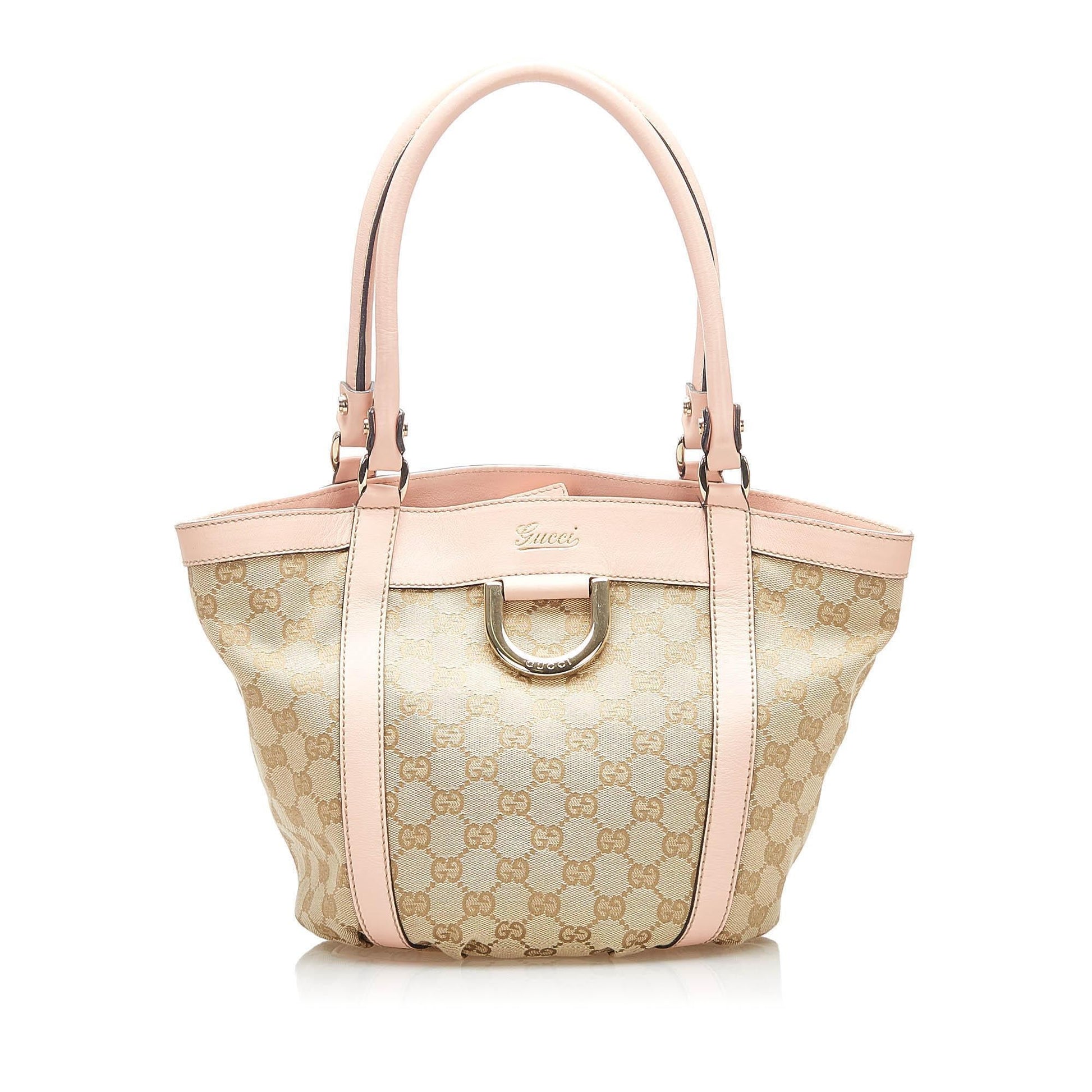 Gucci Abbey Canvas Monogram Tote Style 5