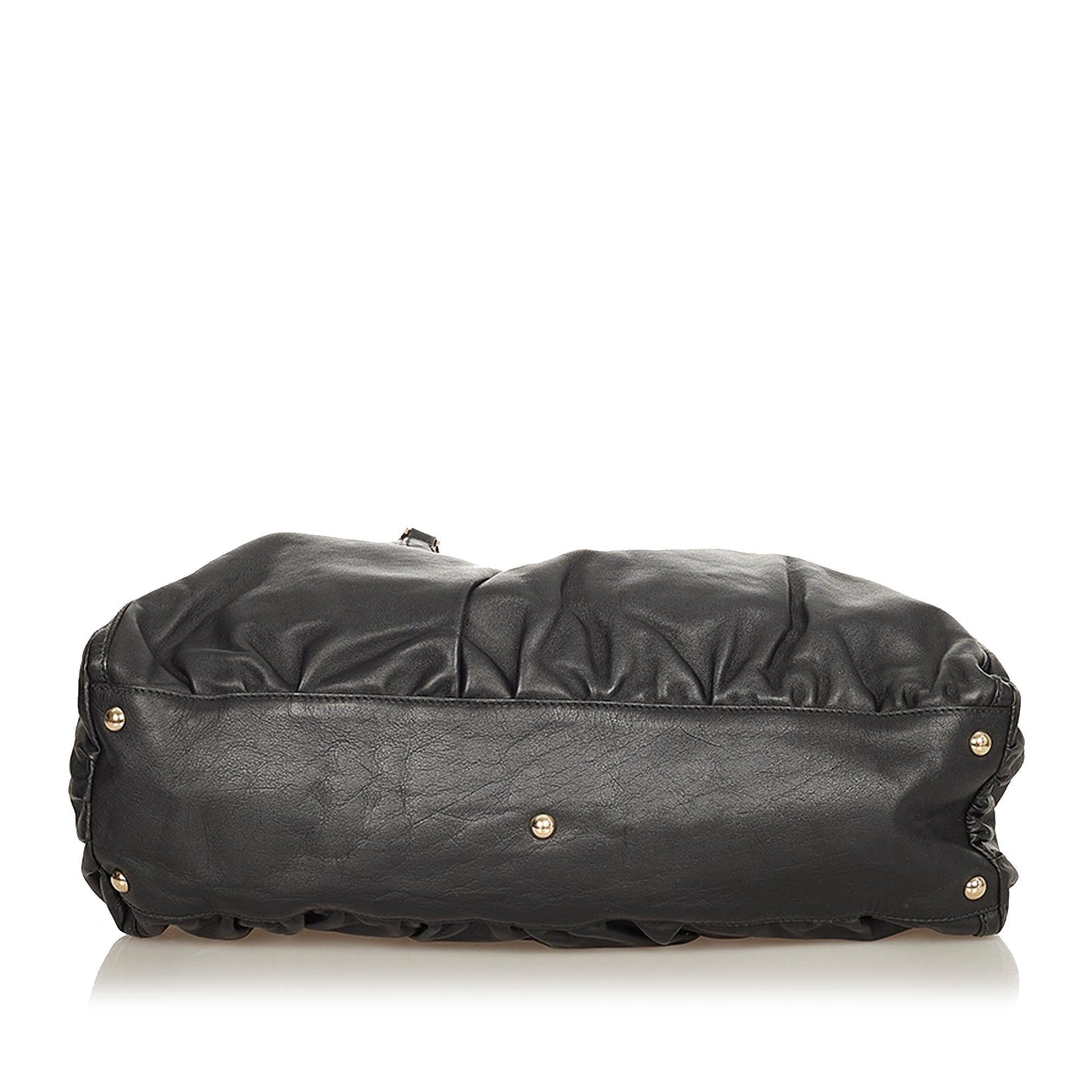 Gucci Abbey Leather Shoulder Bag (SHG-31858)