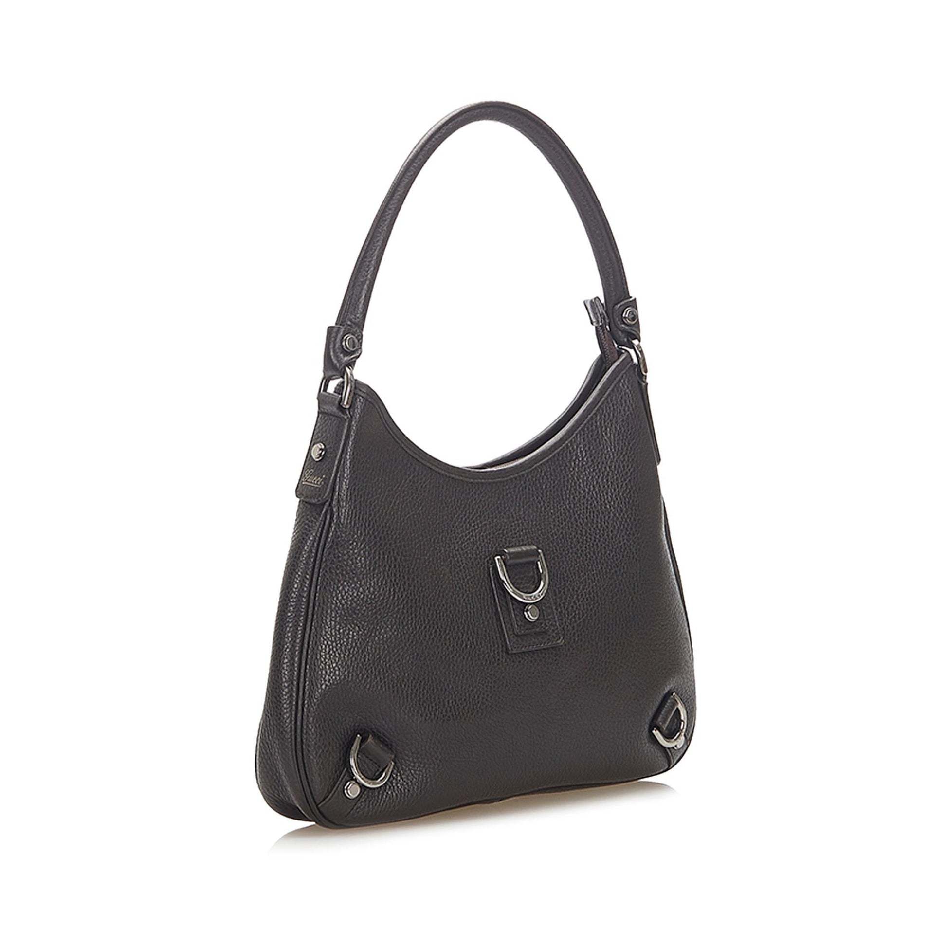 Gucci Abbey Leather Shoulder Bag (SHG-37759)
