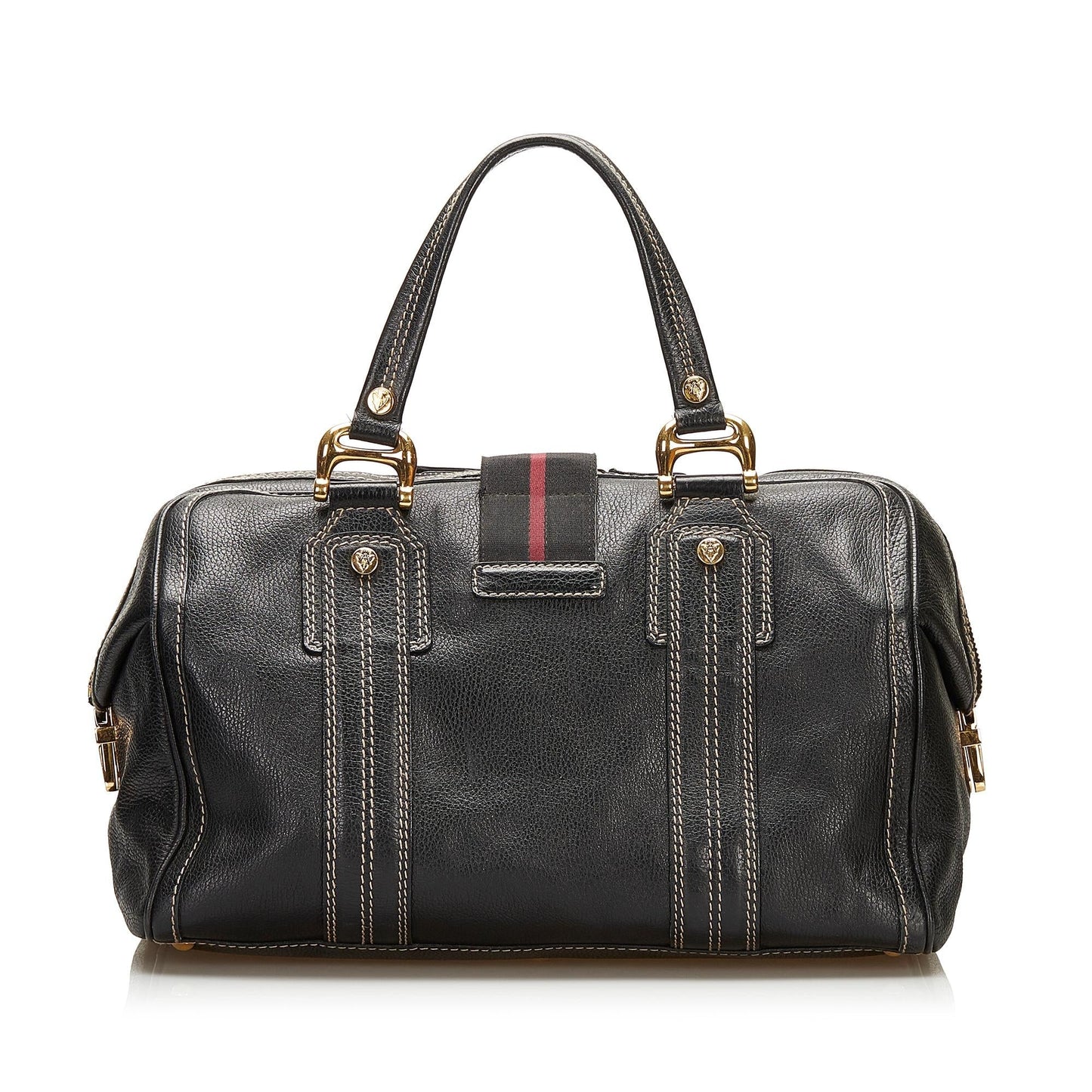 Gucci Aviatrix Leather Boston Bag (SHG-35967)