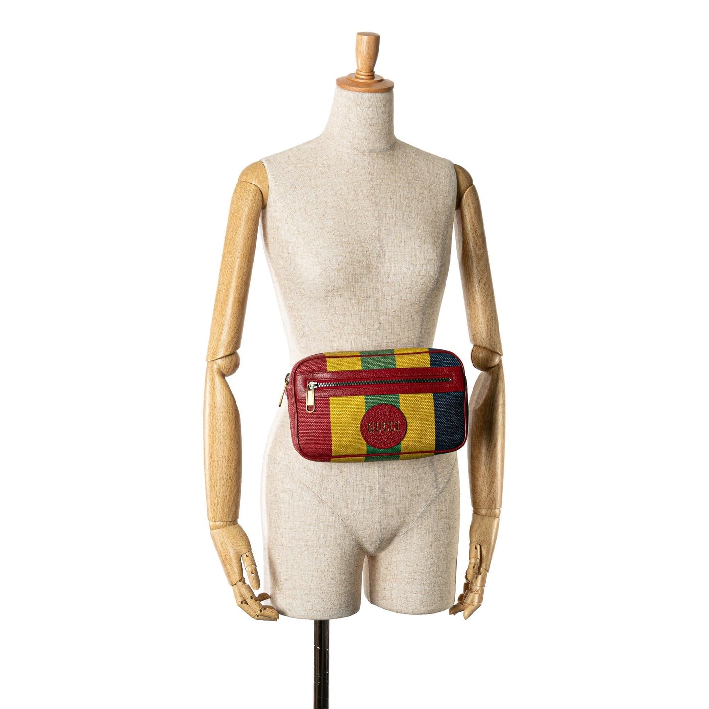 Gucci Baiadera Canvas Stripe Belt Bag