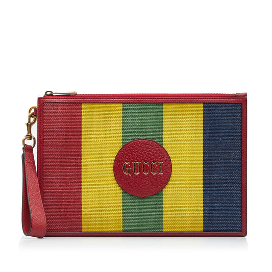 Gucci Baiadera Striped Clutch Bag (SHG-ODU98a)