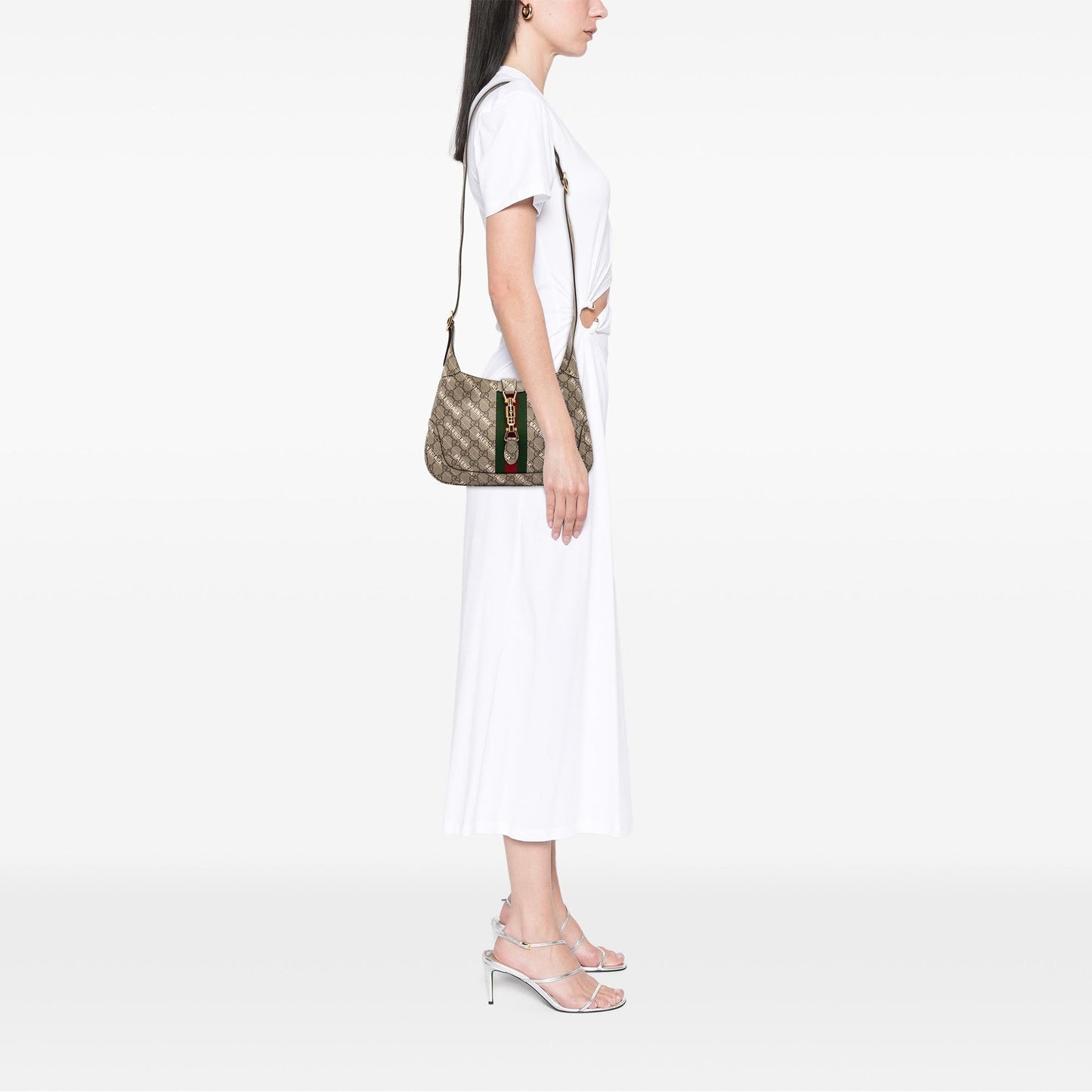 Gucci Balenciaga The Hacker Project Small GG Supreme Web Jackie 1961