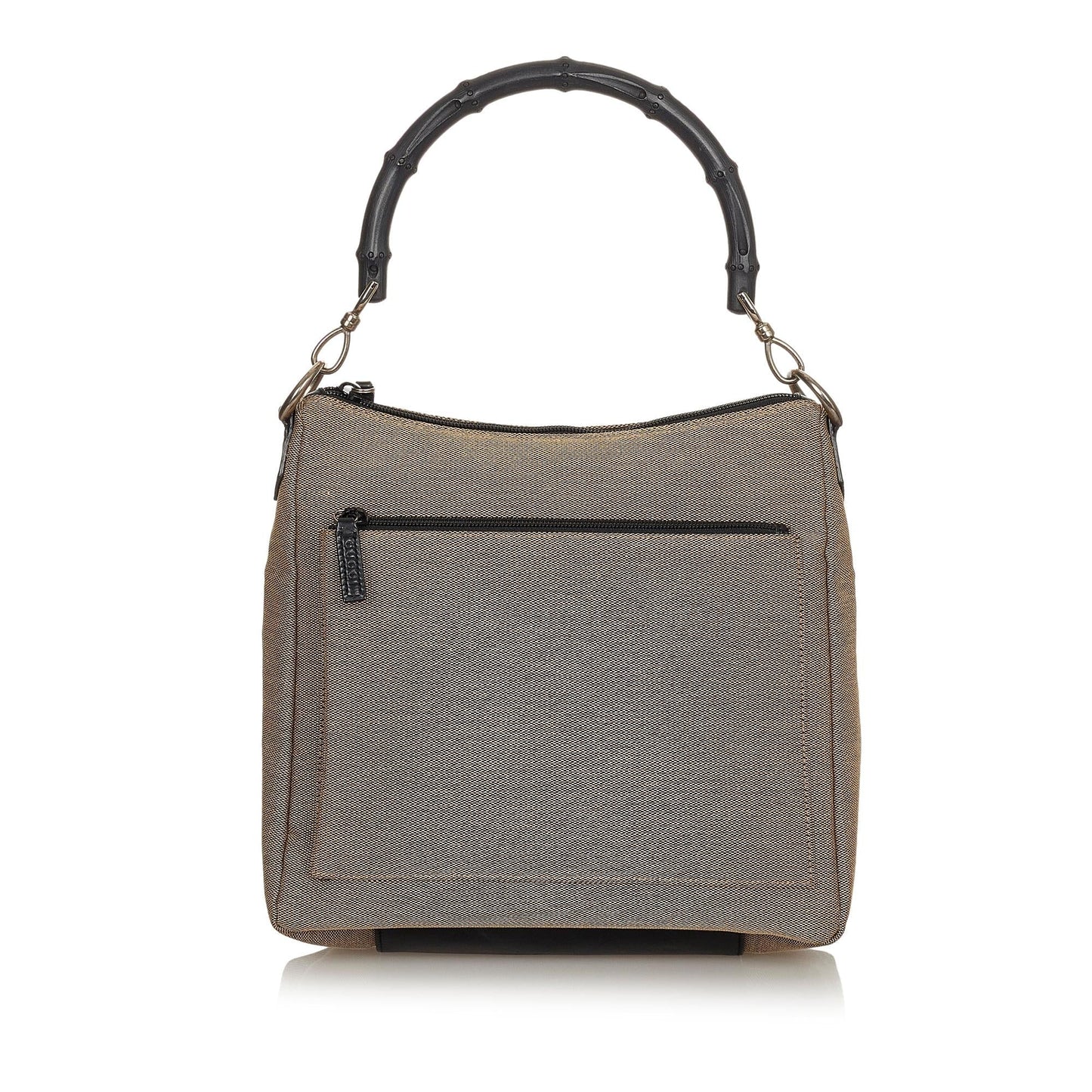 Gucci Bamboo Canvas Handbag (SHG-fCN2xU)