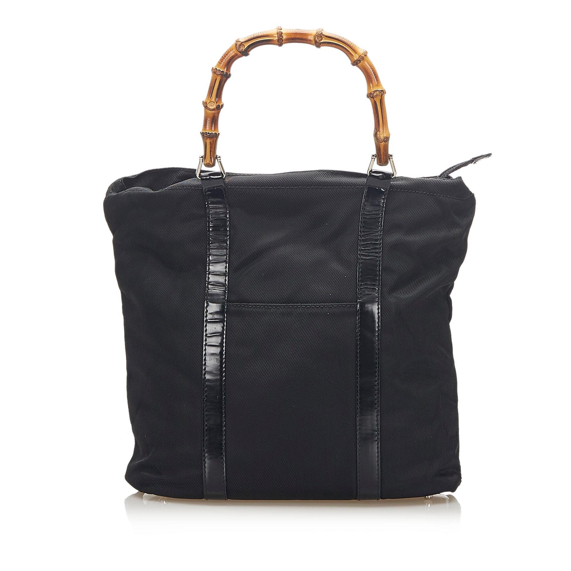 Gucci Bamboo Canvas Tote Style 3