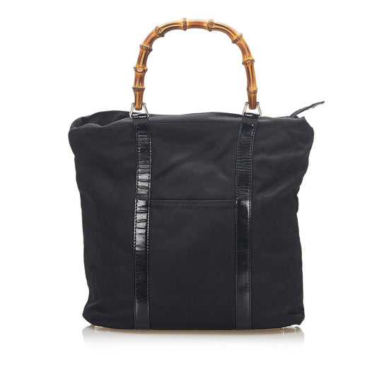 Gucci Bamboo Canvas Tote Style 3