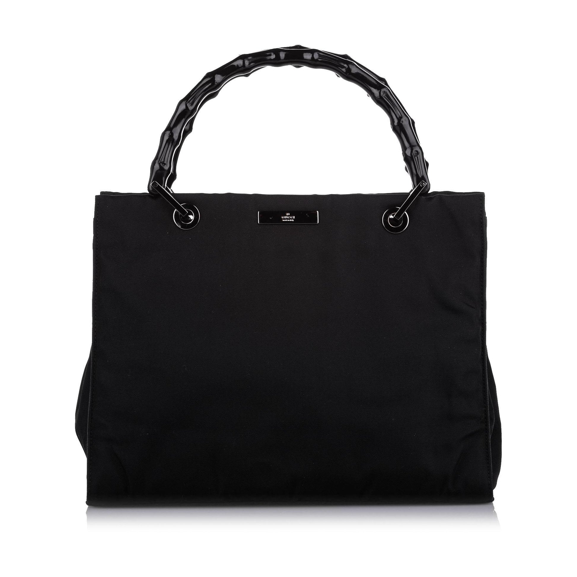 Gucci Bamboo Canvas Tote Style 4