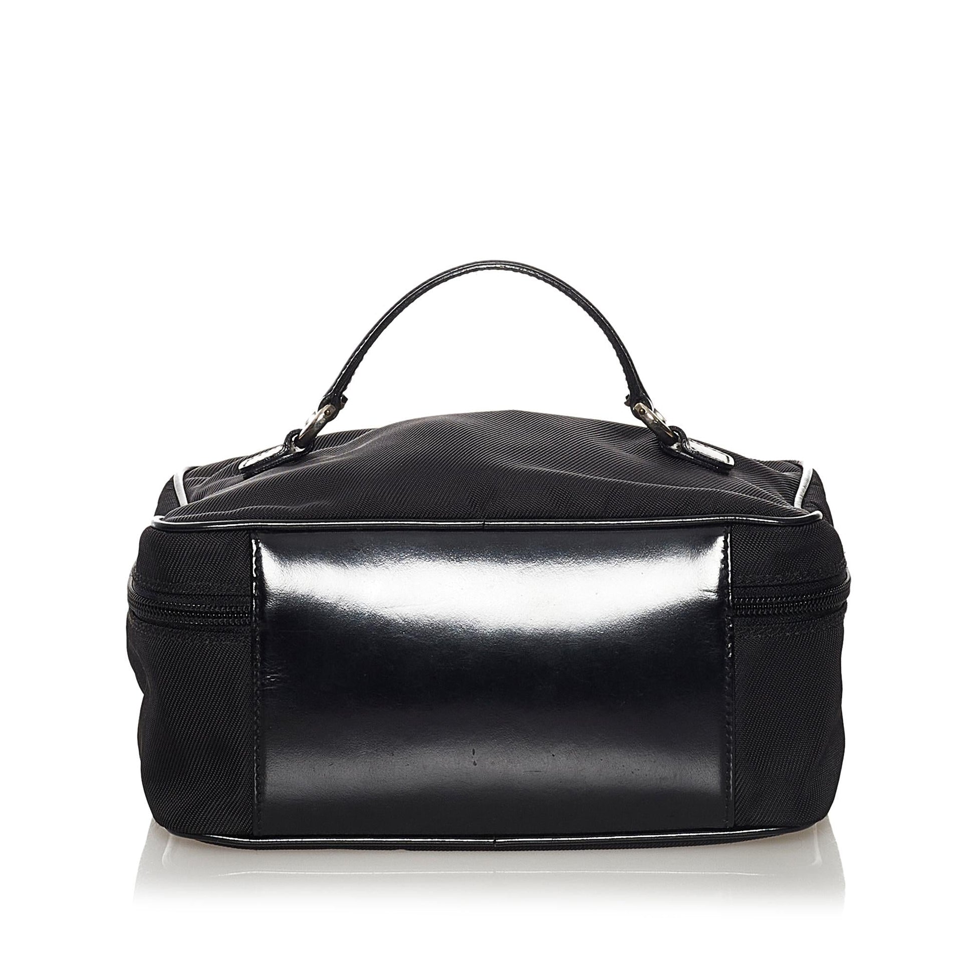 Gucci Bamboo Canvas Vanity Bag (SHG-34216)