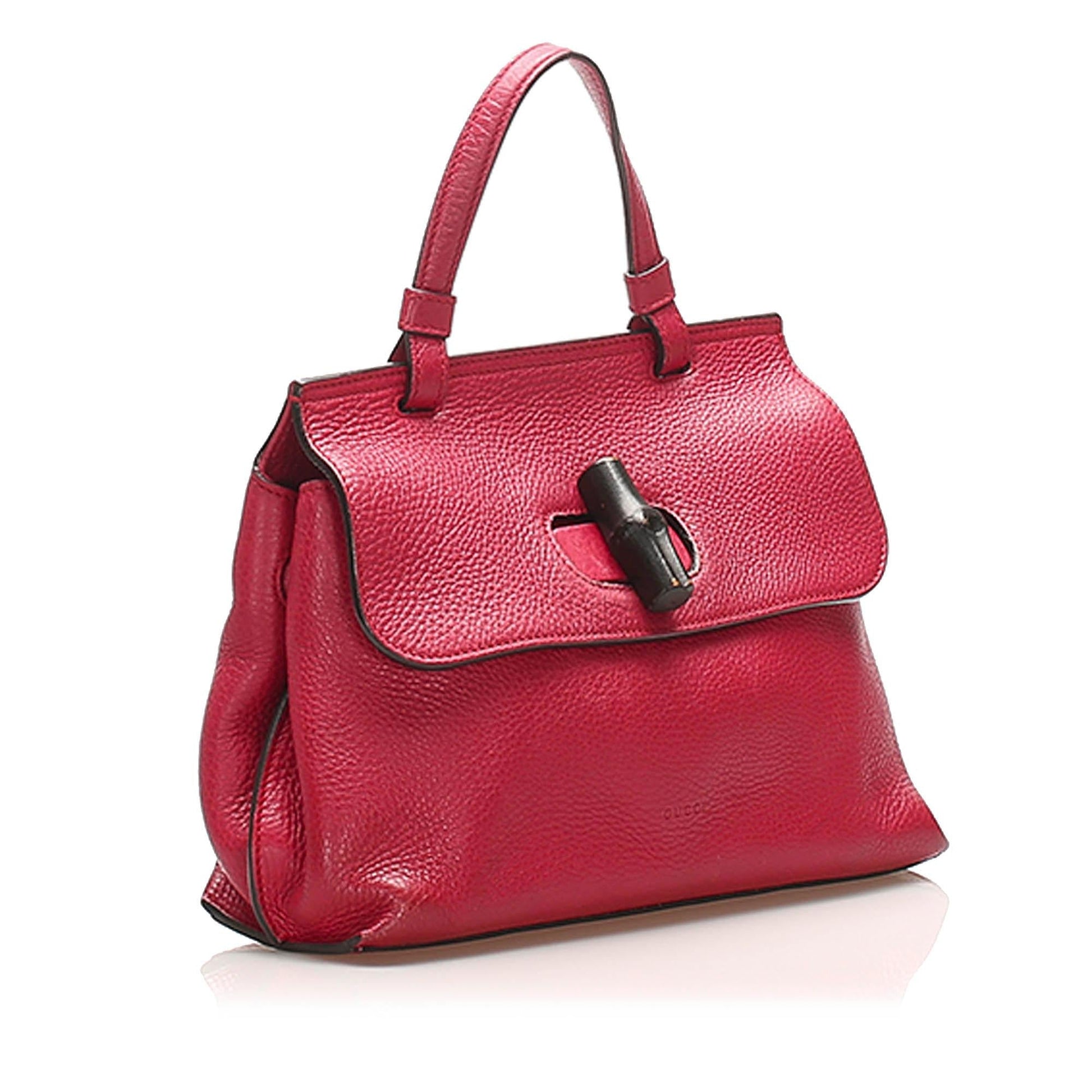 Gucci Bamboo Daily Leather Satchel (SHG-22270)