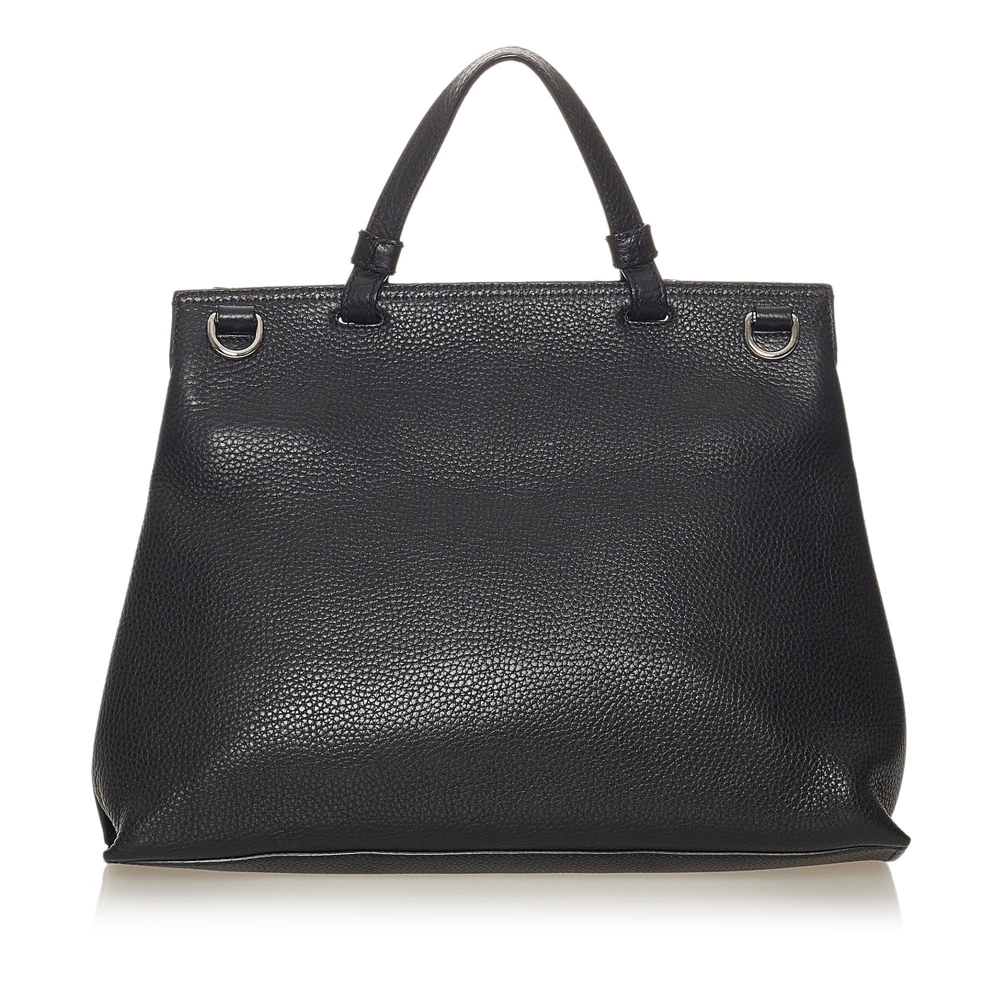 Gucci Bamboo Leather Satchel Style 6