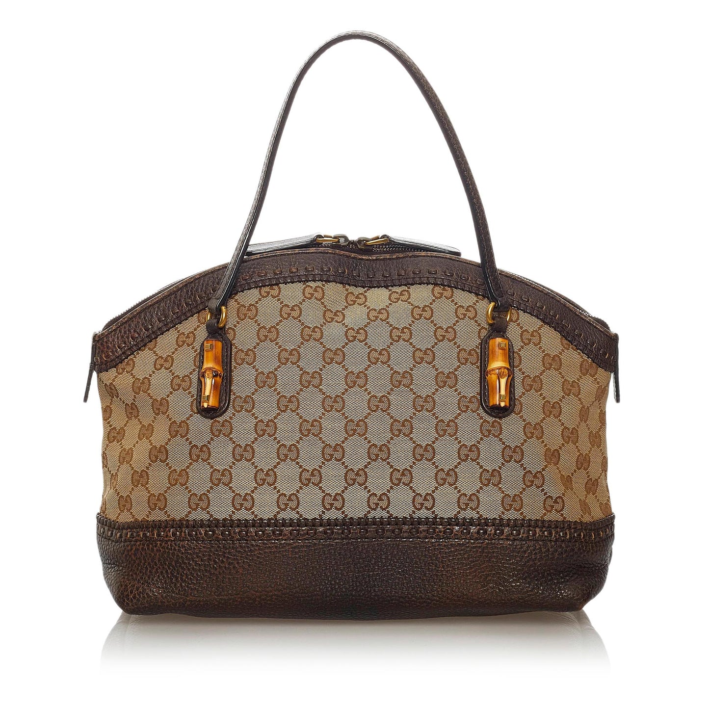 Gucci Bamboo Canvas Handbag Style 3