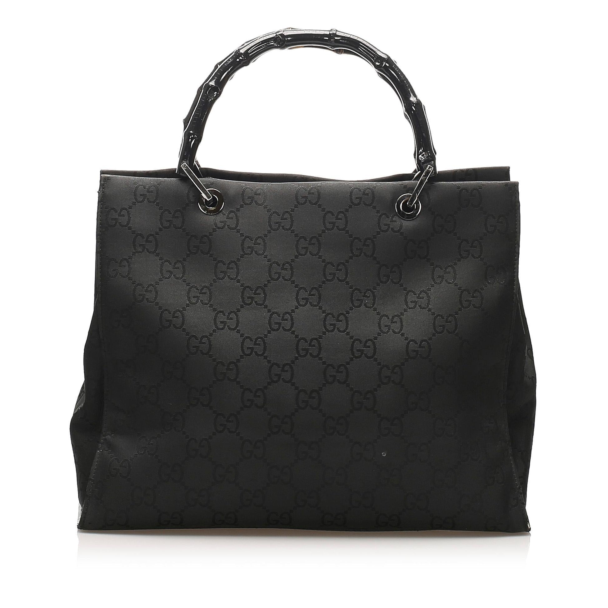 Gucci Bamboo Canvas Tote Style 9