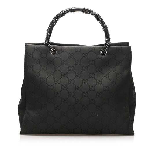 Gucci Bamboo Canvas Tote Style 9