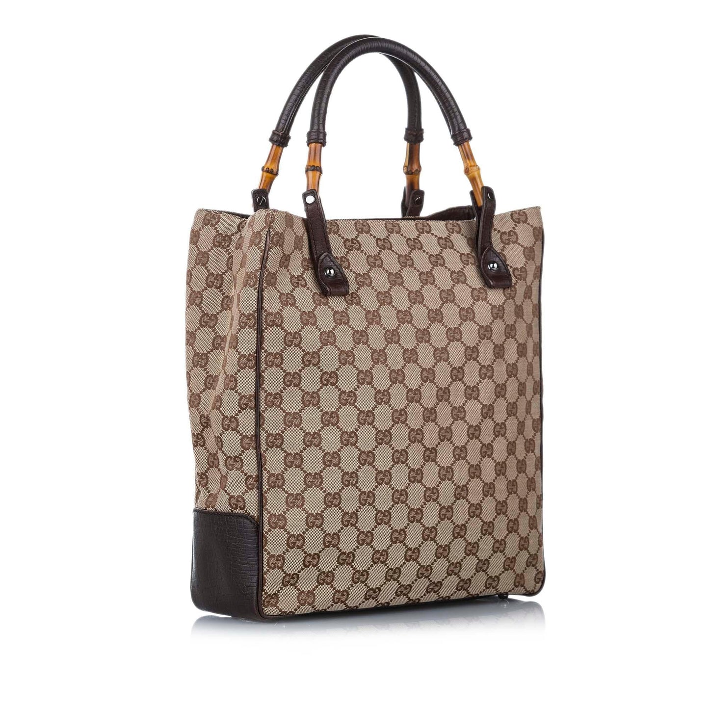 Gucci Bamboo Canvas Tote Style 6