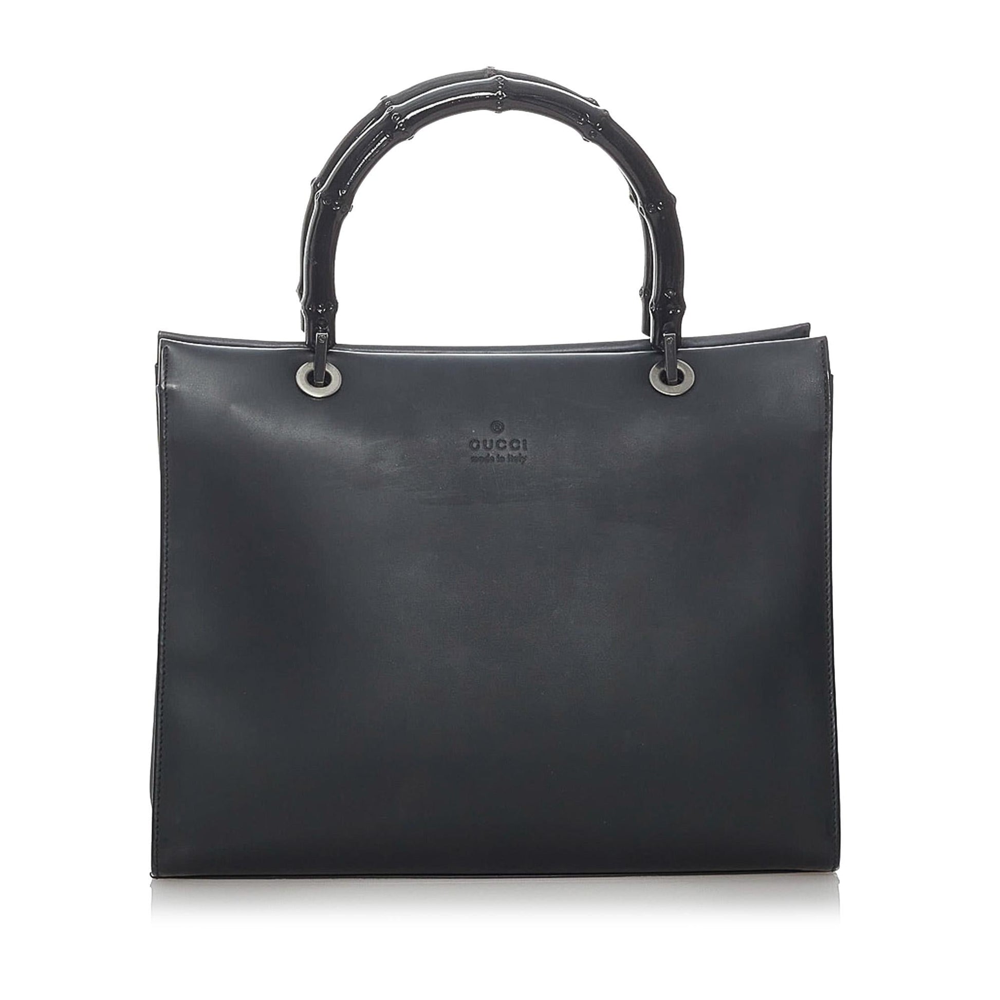 Gucci Bamboo Leather Satchel Style 1