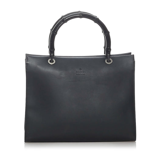 Gucci Bamboo Leather Satchel Style 1