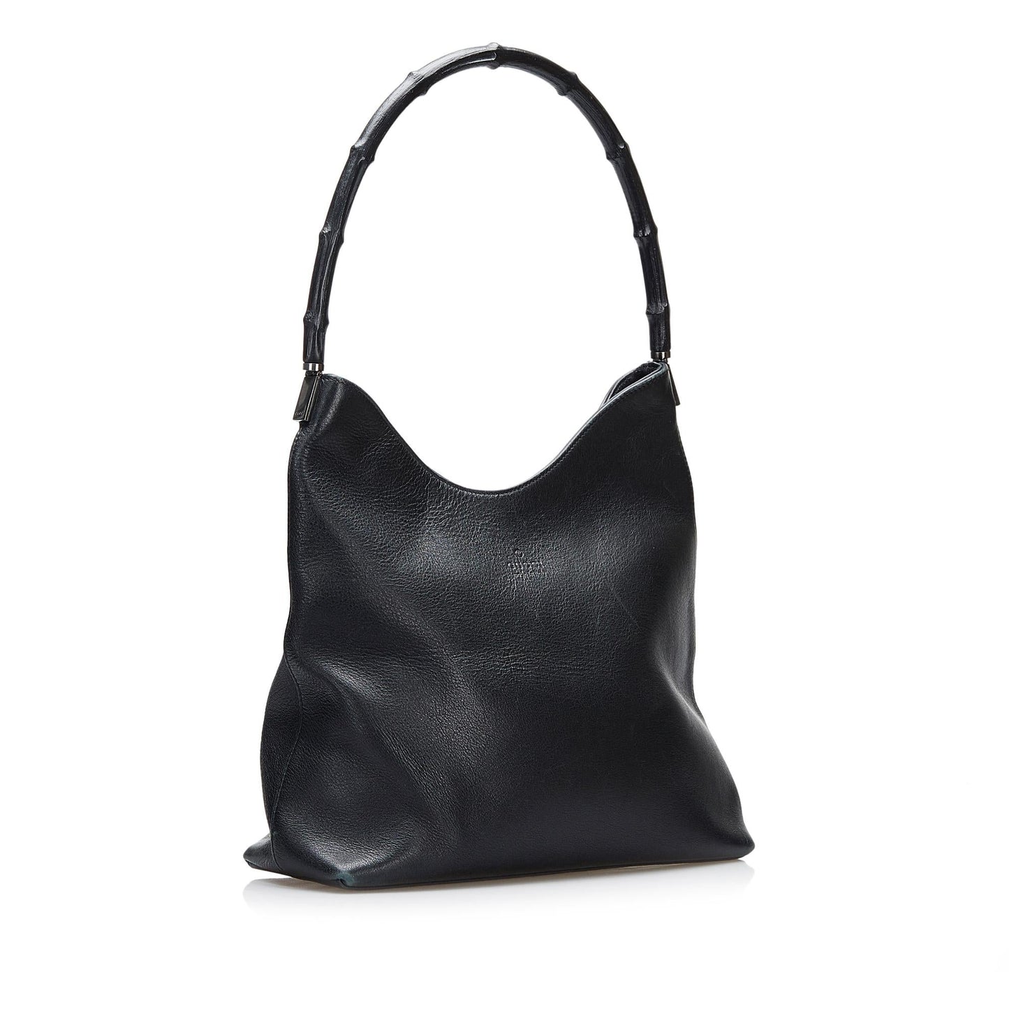 Gucci Bamboo Leather Shoulder Bag (SHG-V5HURz)