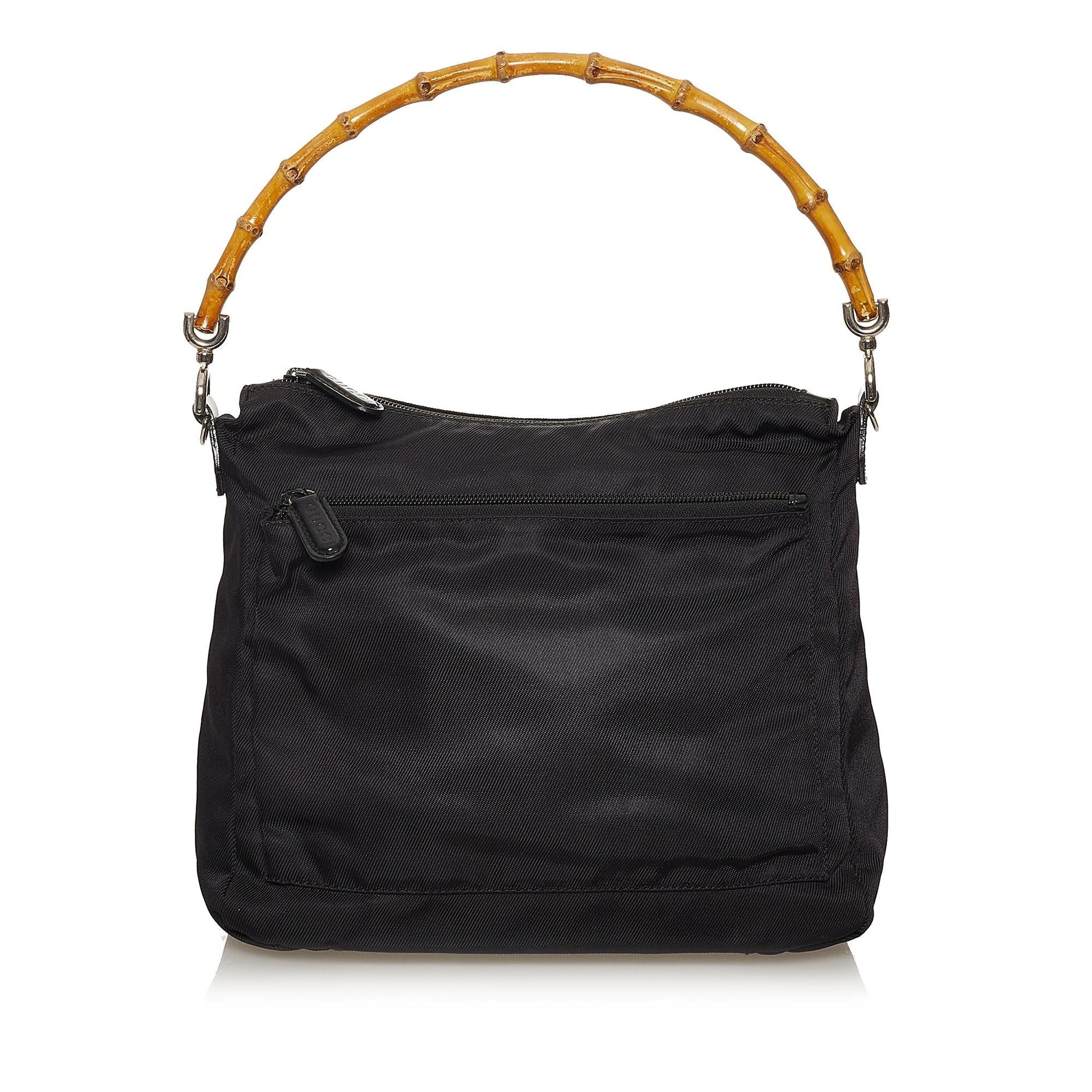 Gucci Bamboo Nylon Handbag