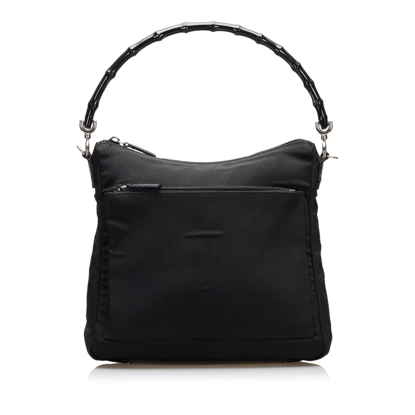 Gucci Bamboo Nylon Satchel (SHG-36702)