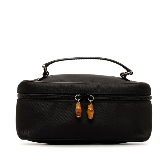 Gucci Bamboo Nylon Vanity Bag (SHG-aw2n12)