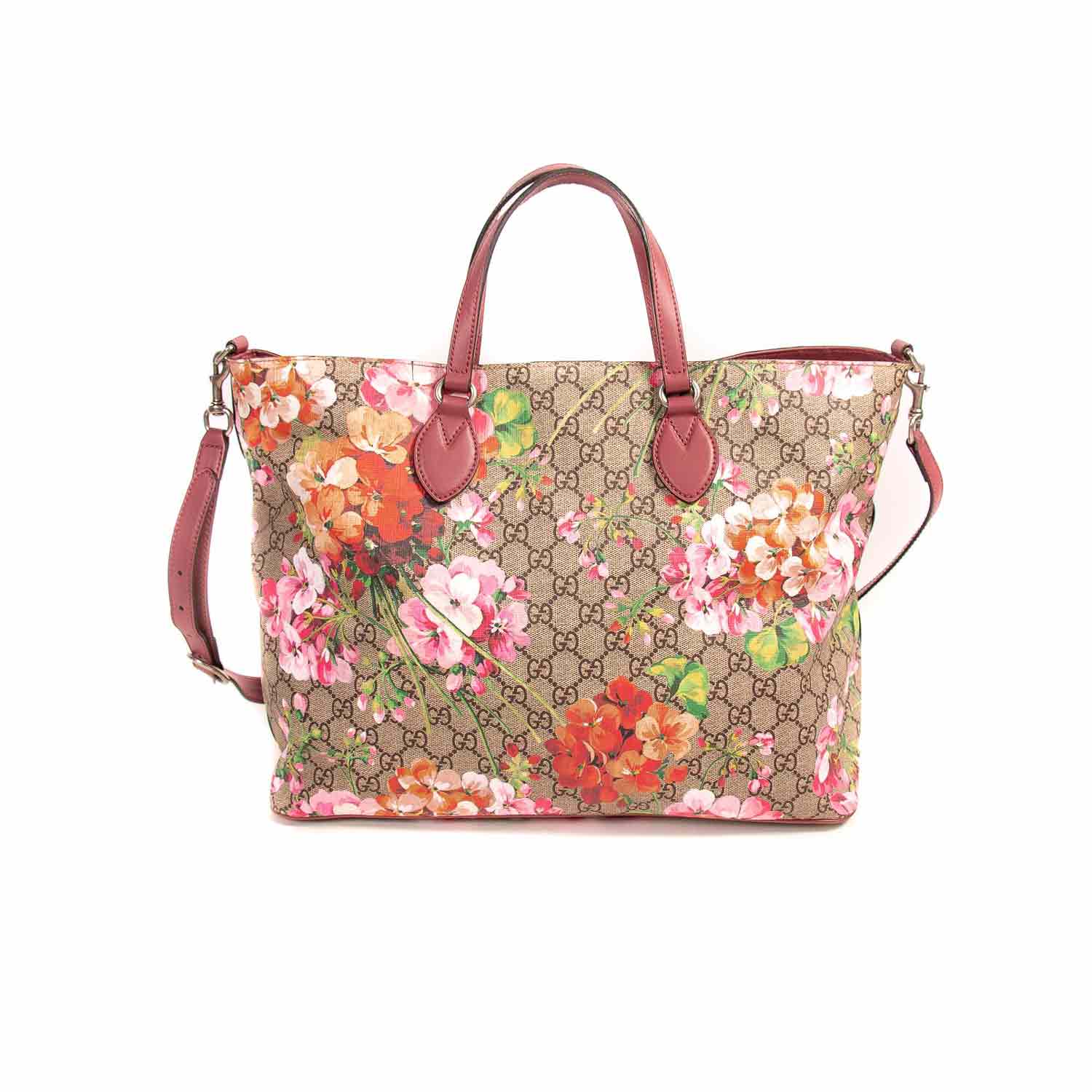 Gucci Leather Canvas Tote Style 33