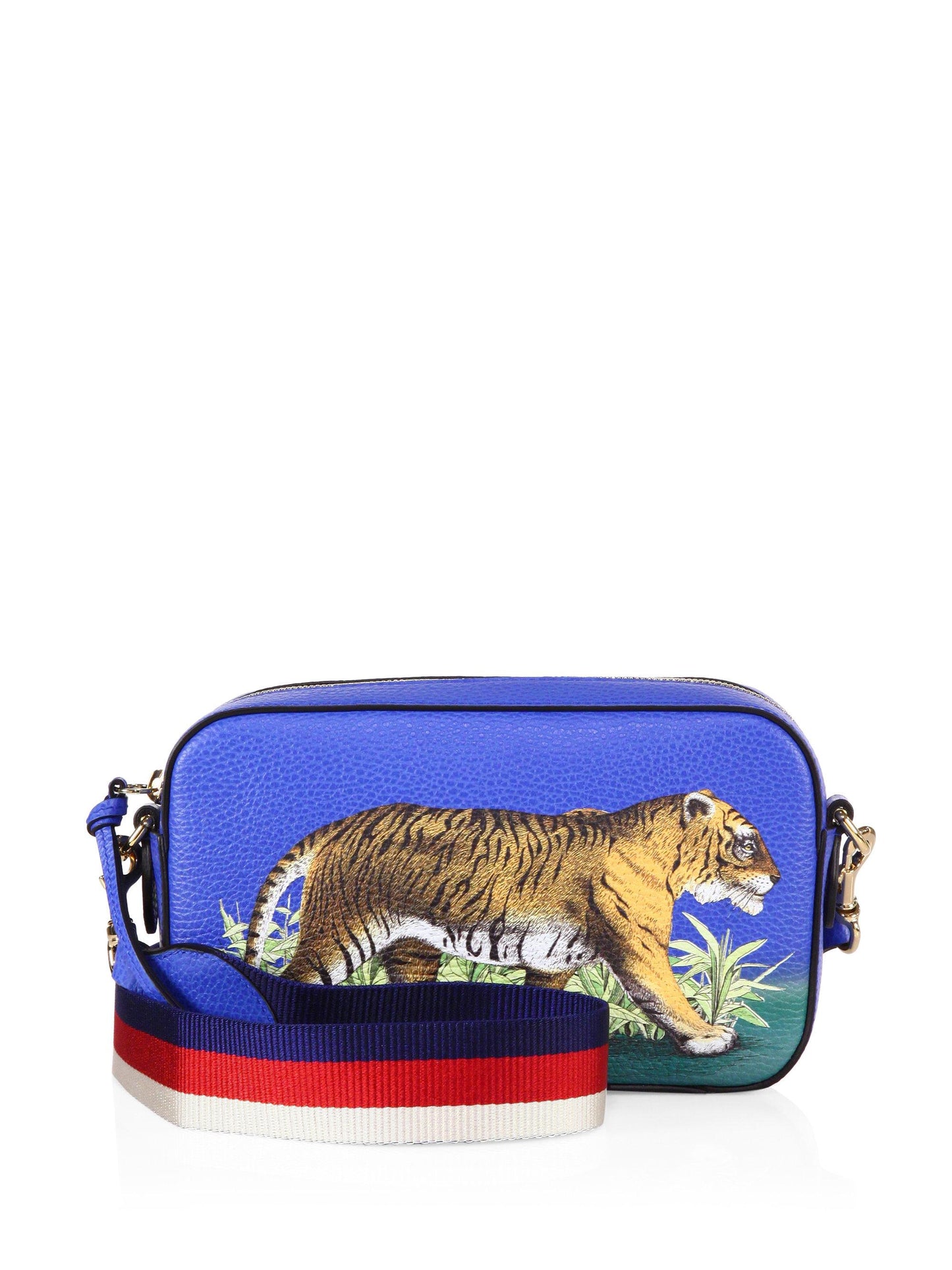 Gucci Caro Leather Canvas Crossbody