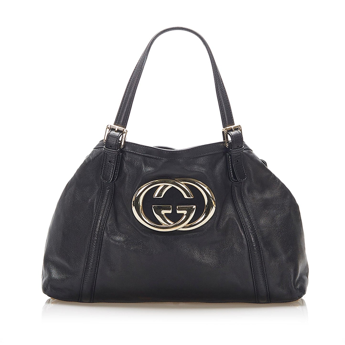 Gucci Leather Monogram Tote Style 11