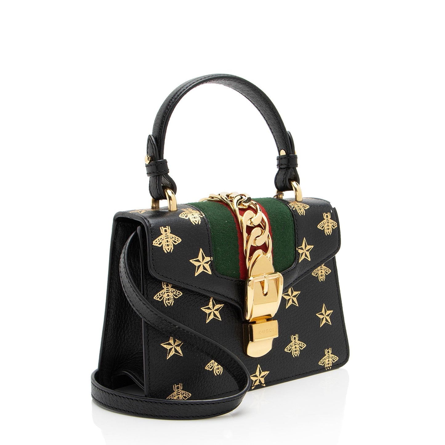 Gucci Nylon Mini Top Handle Shoulder Bag