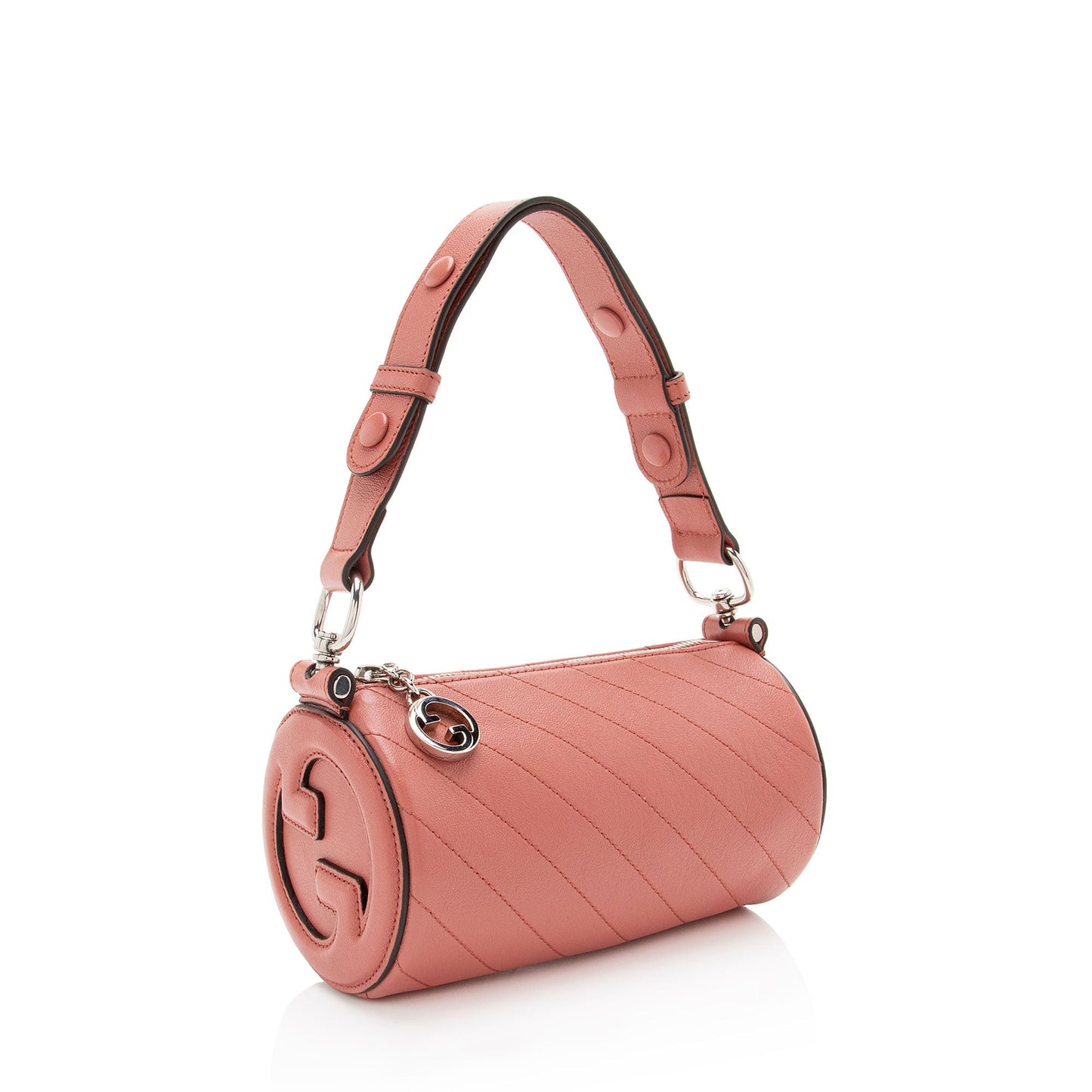 Gucci Calfskin Blondie Mini Barrel Bag
