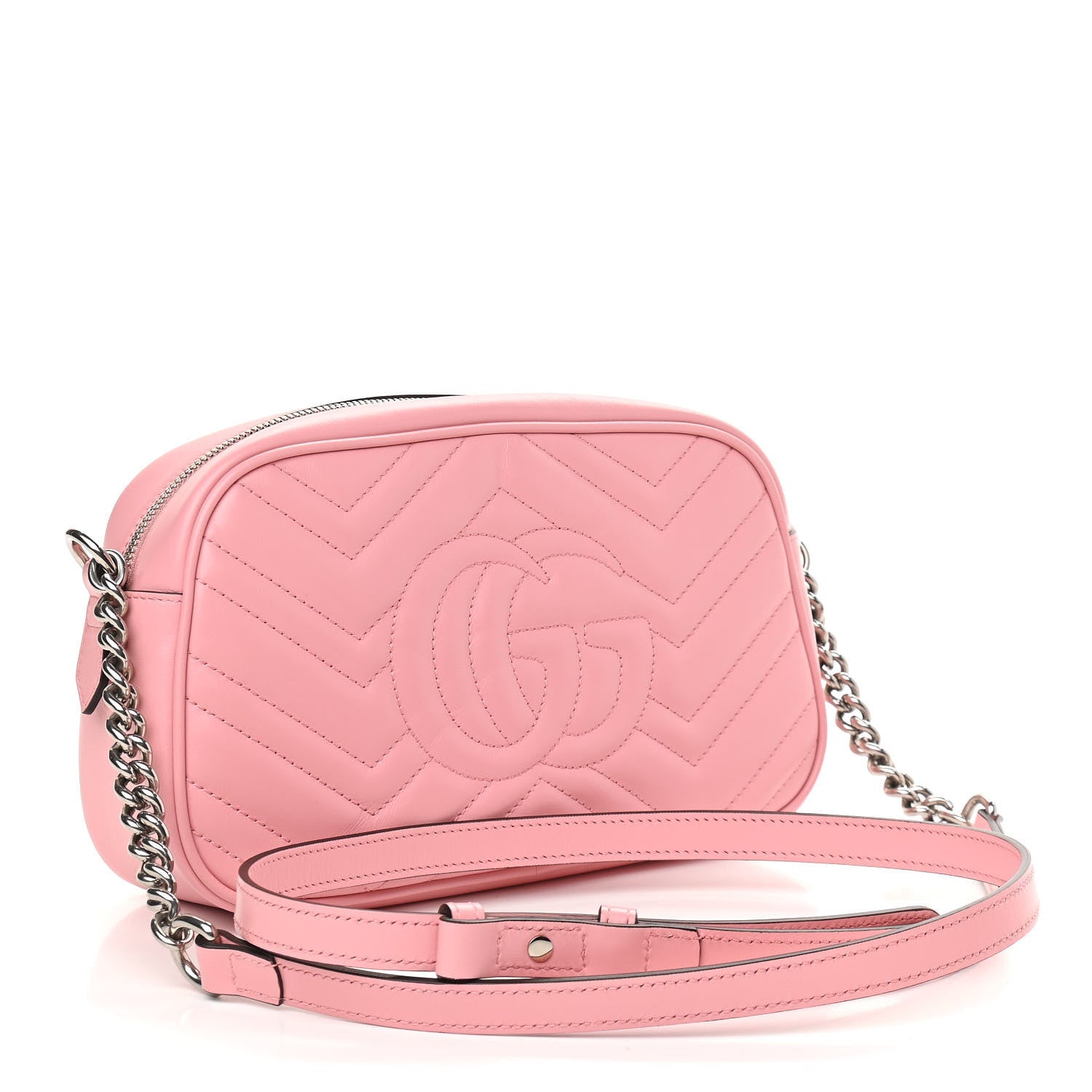 Gucci Caro Chain Leather Shoulder Bag