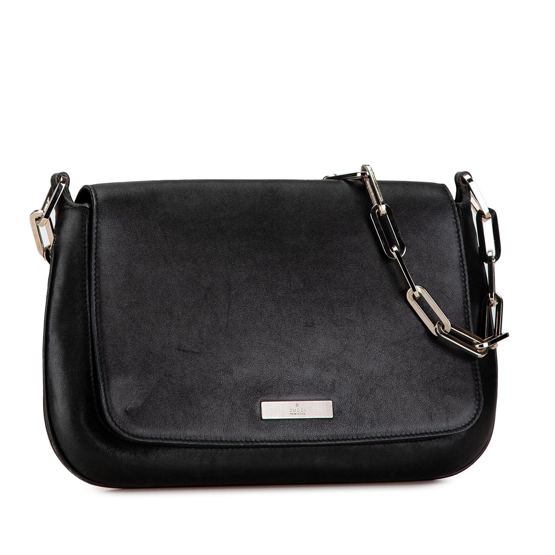 Gucci Chain Leather Shoulder Bag