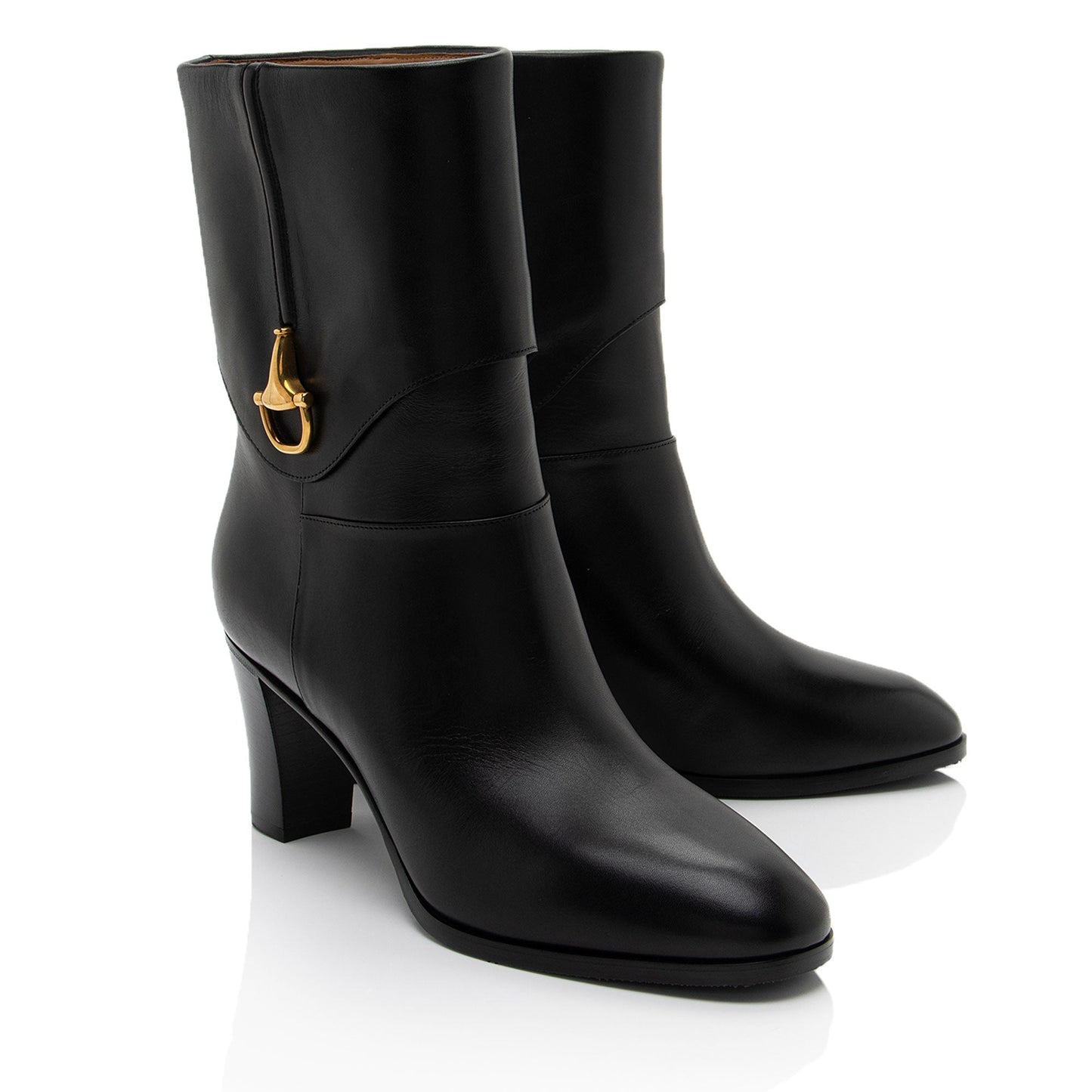 Gucci Calfskin Miranda Ankle Boots - Size 9 / 39 (SHF-Lo8tbh)