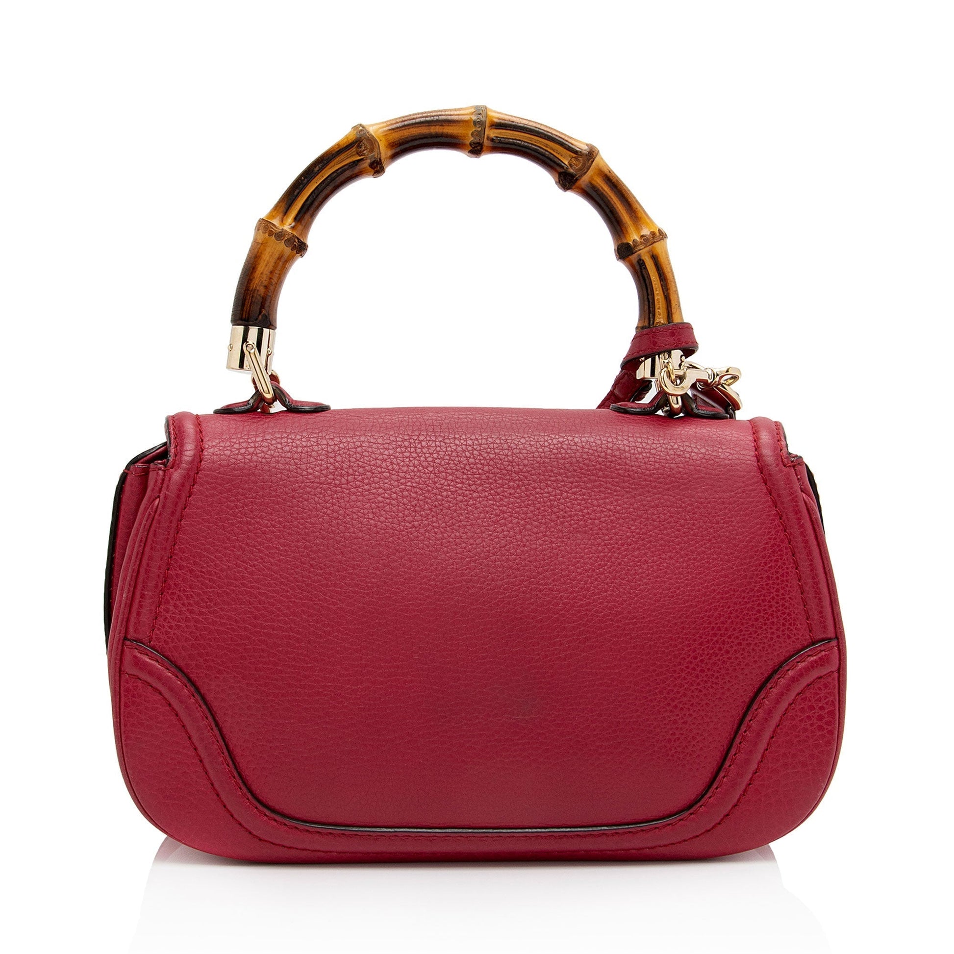 Gucci Leather Canvas Shoulder Bag