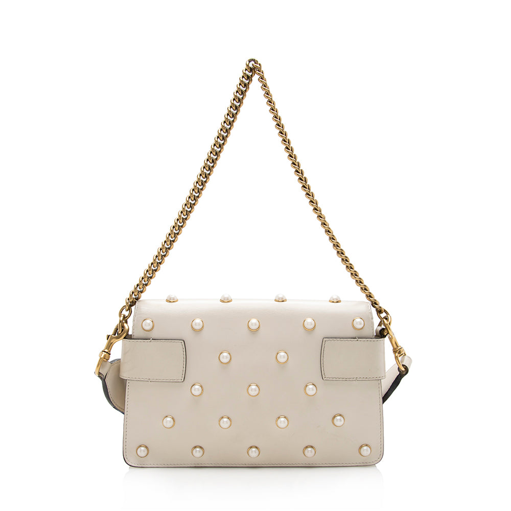 Gucci Nylon Leather Mini Shoulder Bag