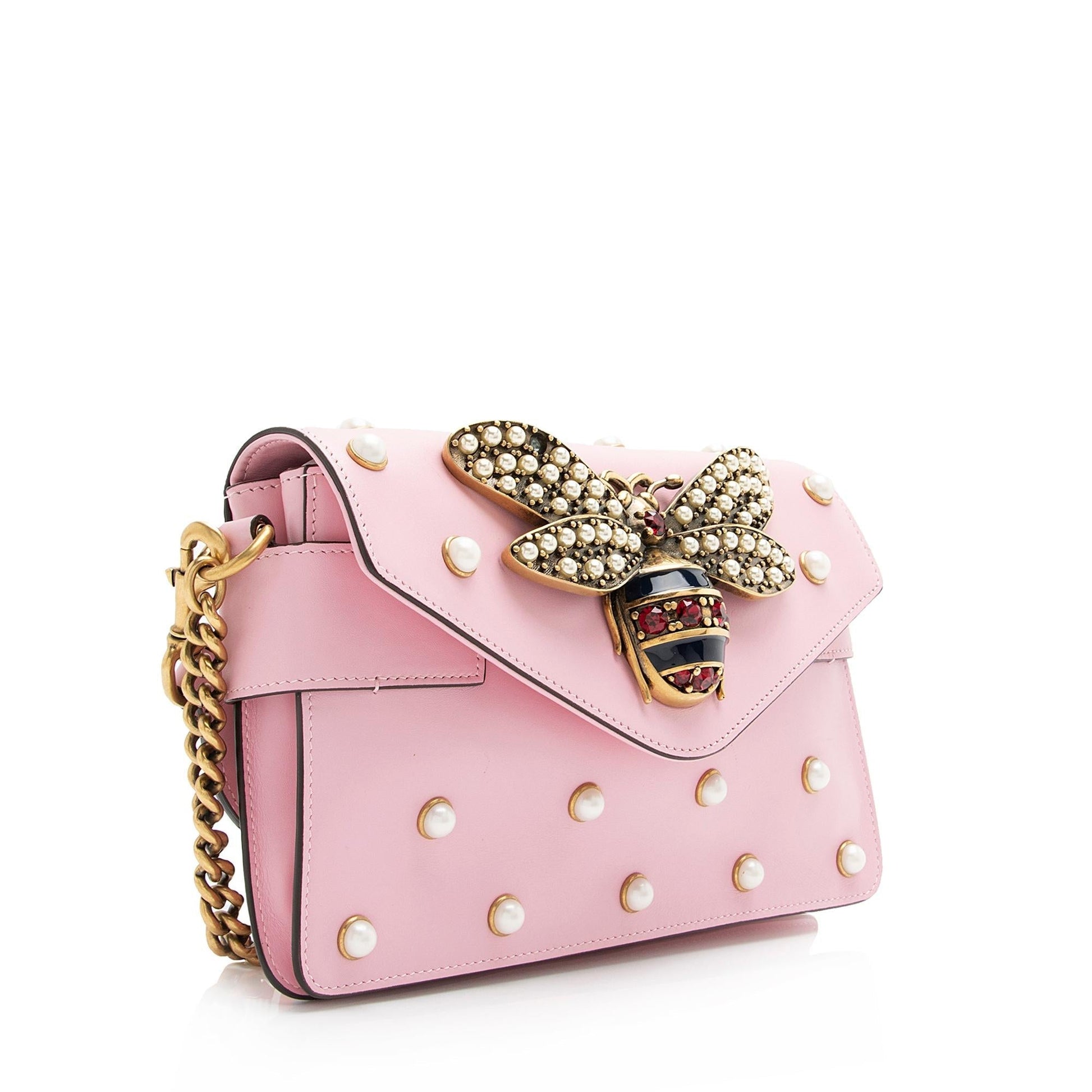 Gucci Nylon Leather Mini Crossbody
